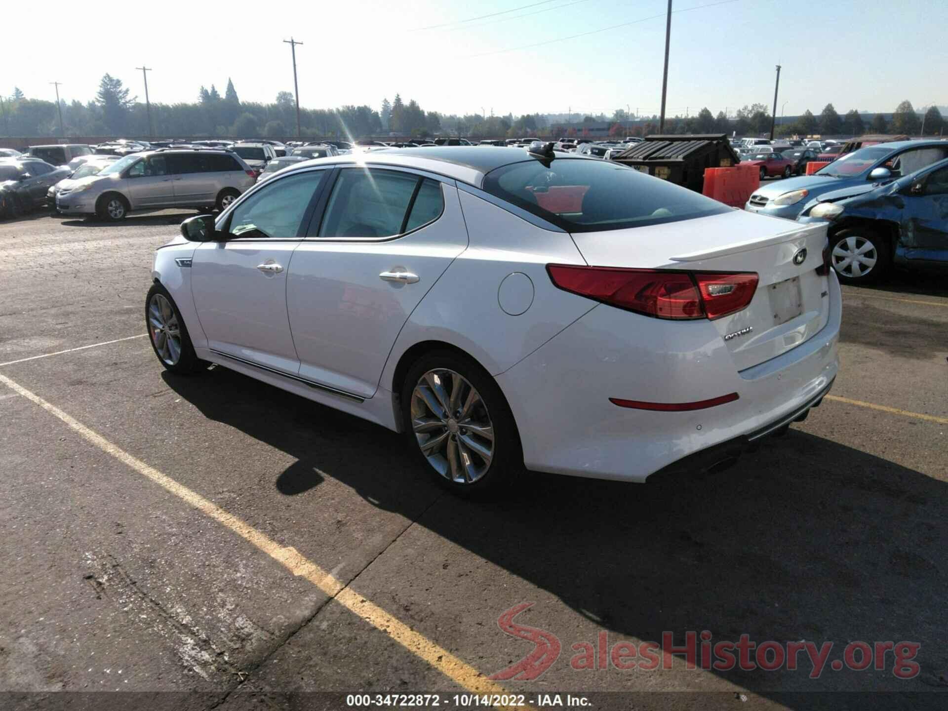 5XXGR4A6XFG510121 2015 KIA OPTIMA