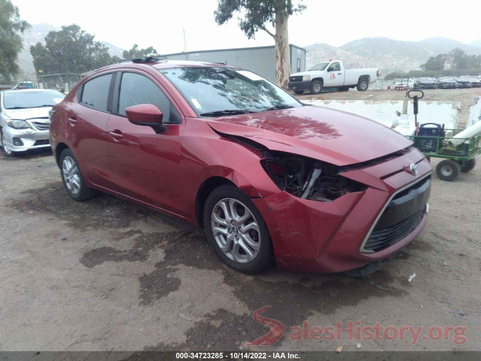 3MYDLBYV9HY174107 2017 TOYOTA YARIS IA