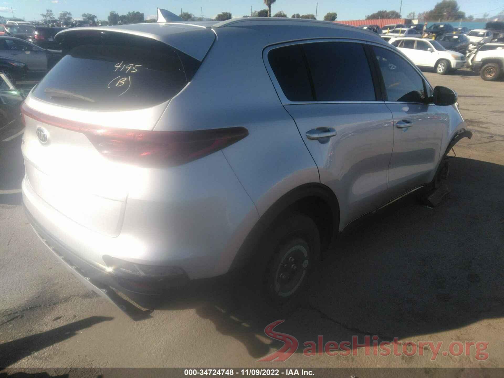 KNDP63AC9L7724109 2020 KIA SPORTAGE