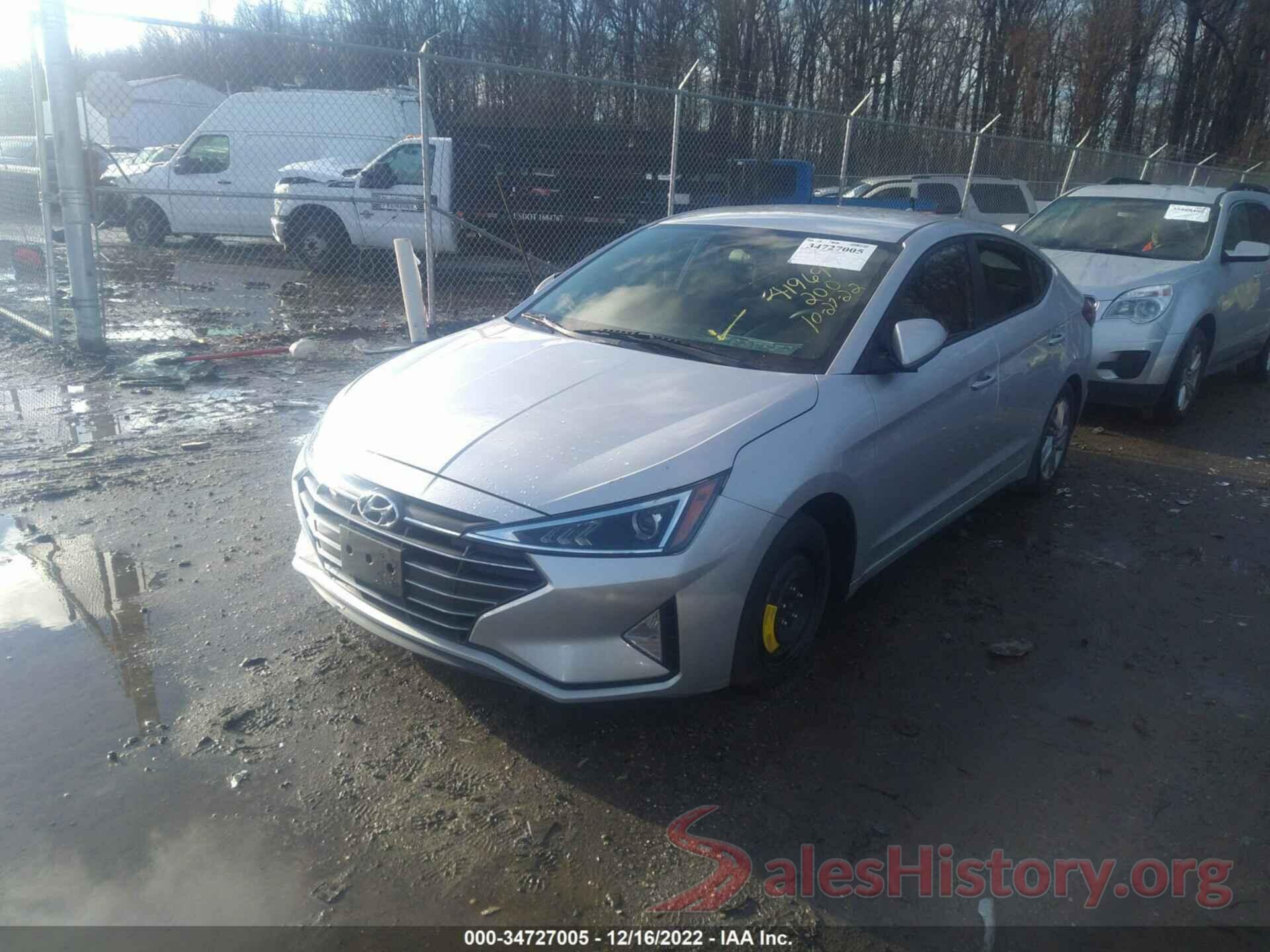 5NPD84LF4KH428807 2019 HYUNDAI ELANTRA