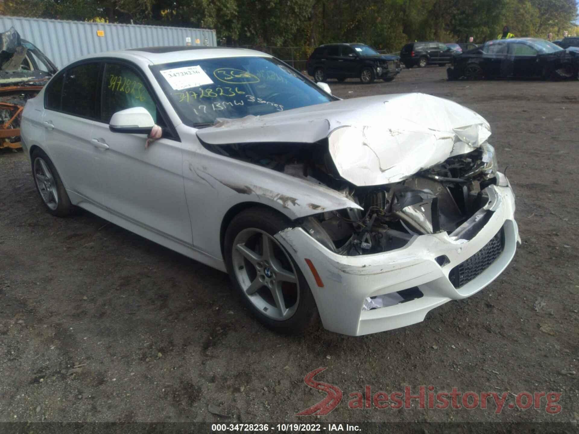 WBA8B9G30HNU52835 2017 BMW 3 SERIES