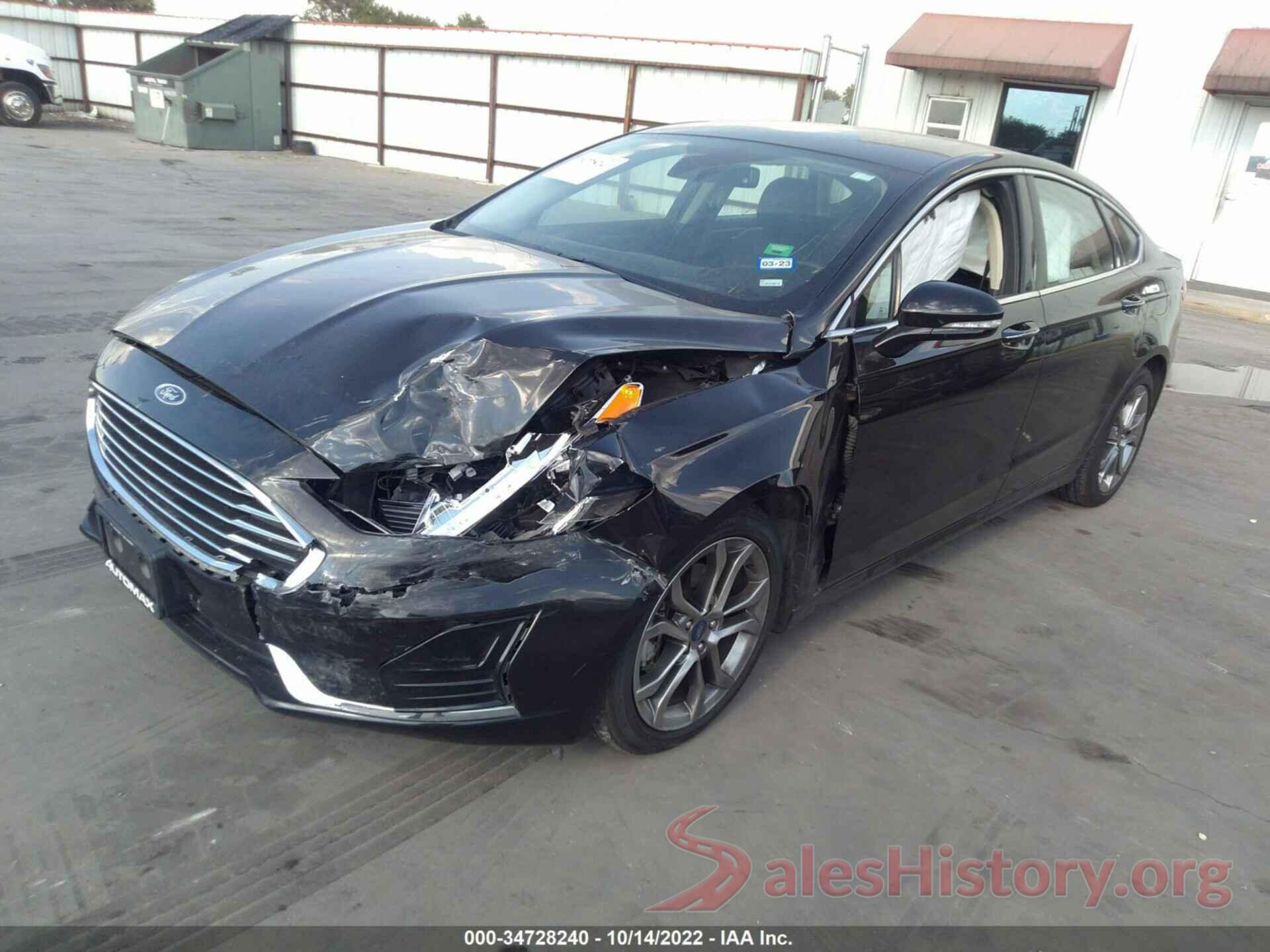 3FA6P0CD5KR254137 2019 FORD FUSION