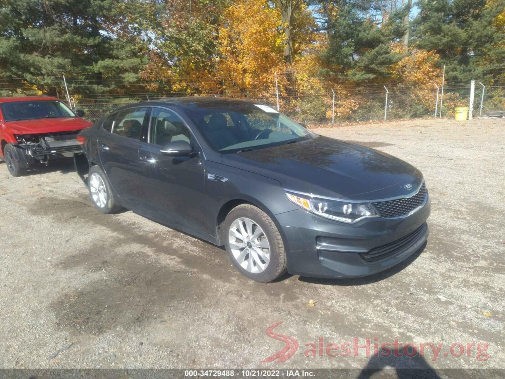 5XXGU4L33GG101378 2016 KIA OPTIMA