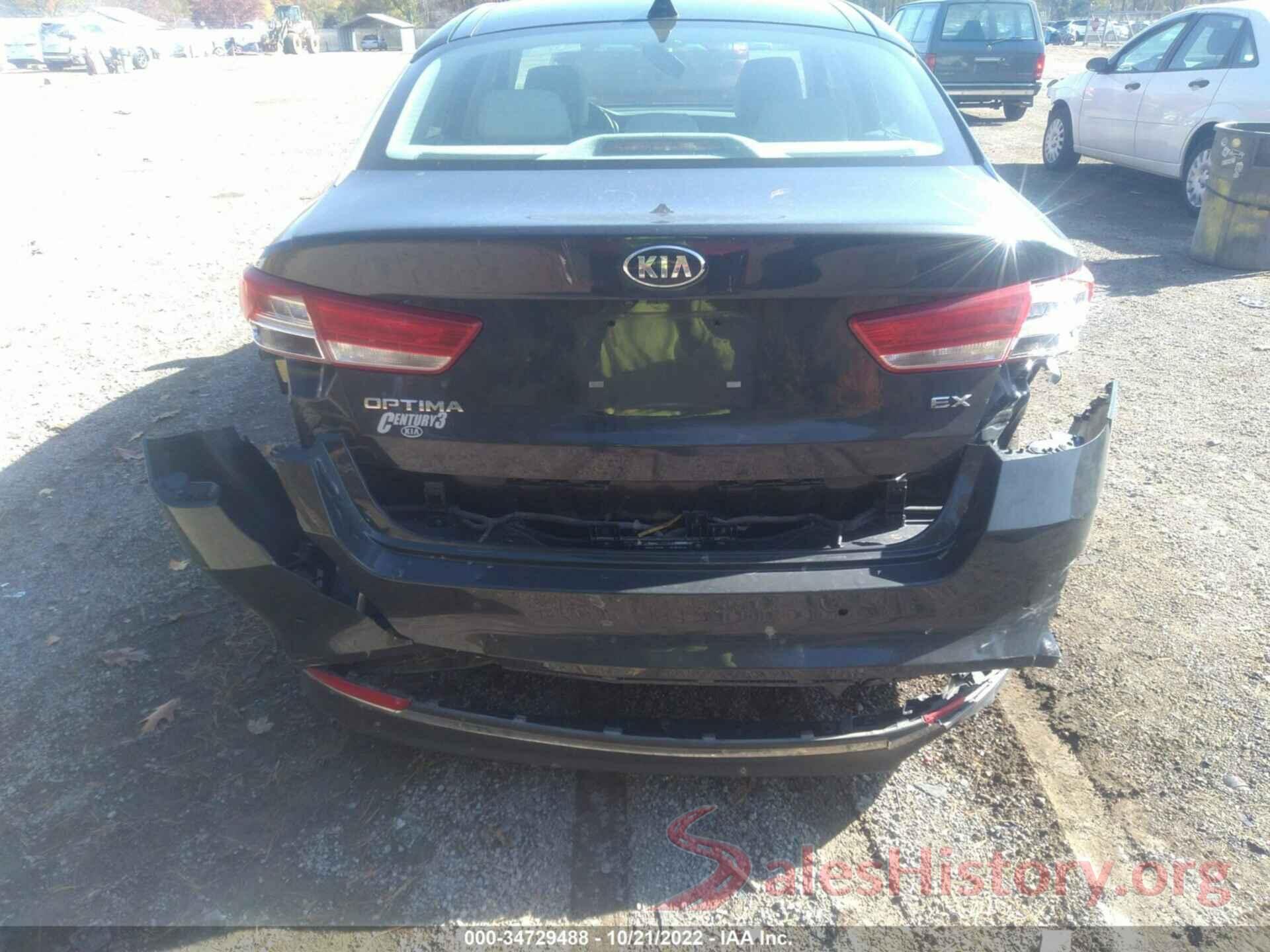 5XXGU4L33GG101378 2016 KIA OPTIMA