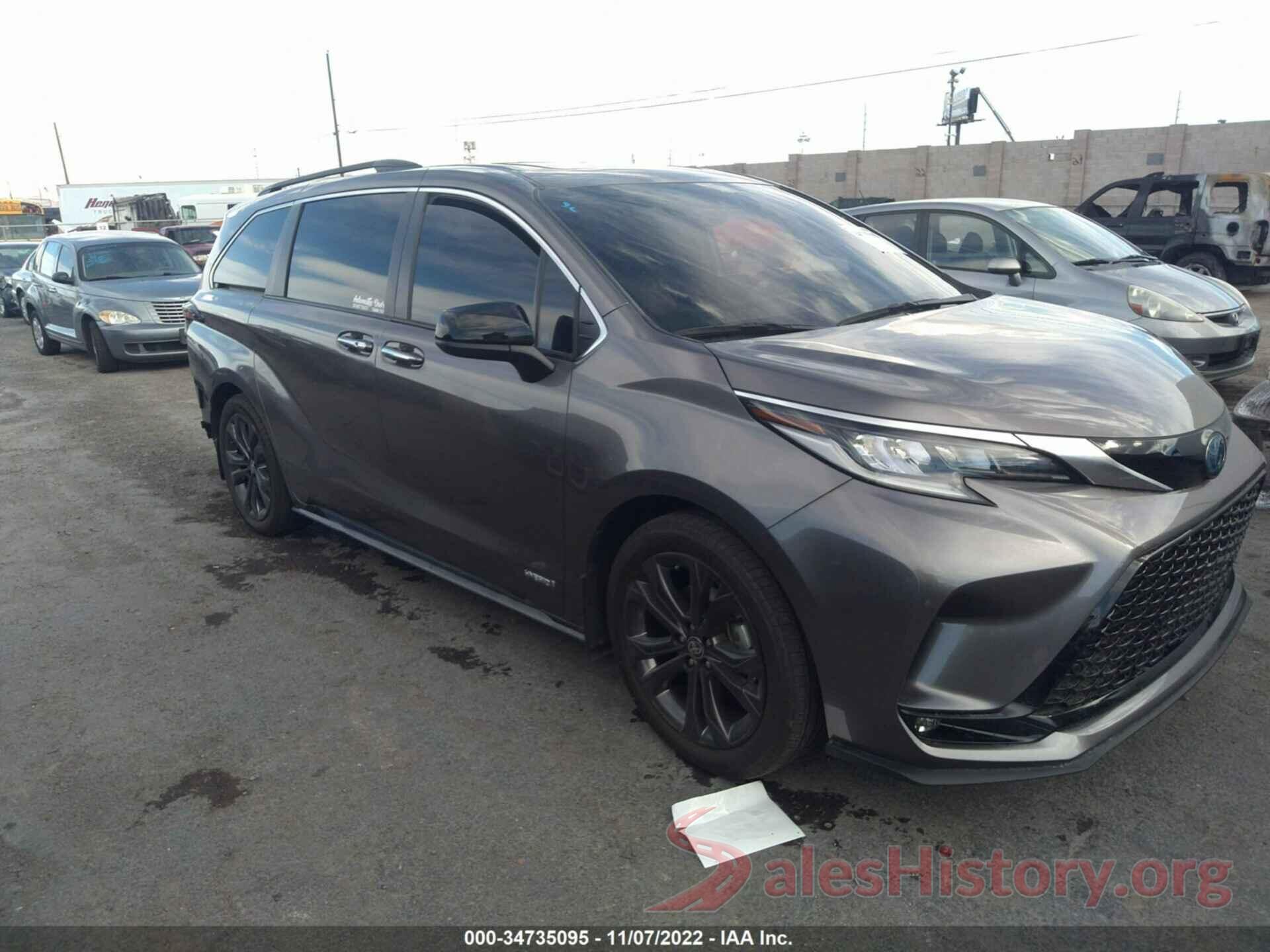 5TDXRKEC2MS041414 2021 TOYOTA SIENNA