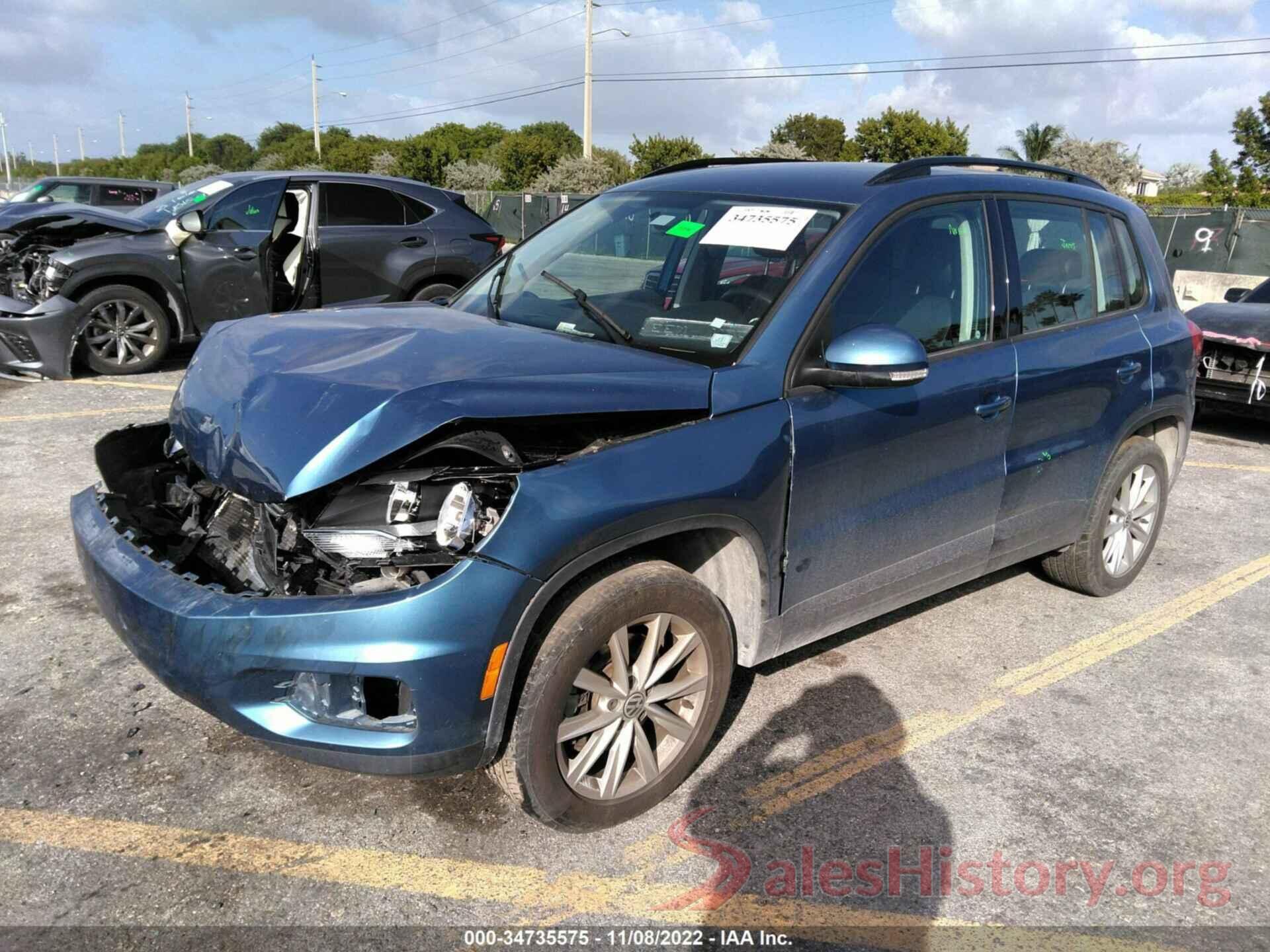 WVGAV7AX3HK052485 2017 VOLKSWAGEN TIGUAN