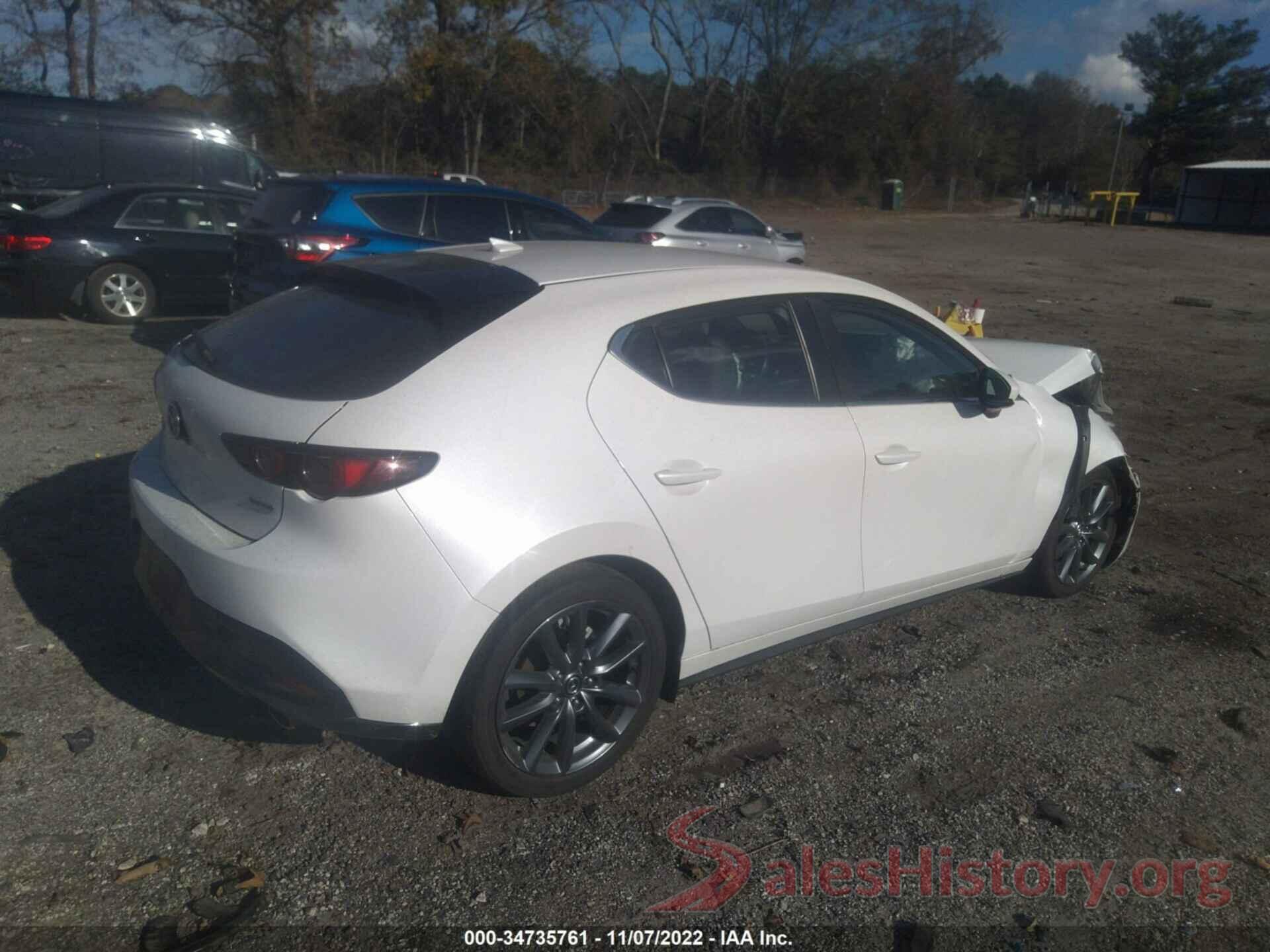 JM1BPAMM2K1137784 2019 MAZDA MAZDA3 HATCHBACK