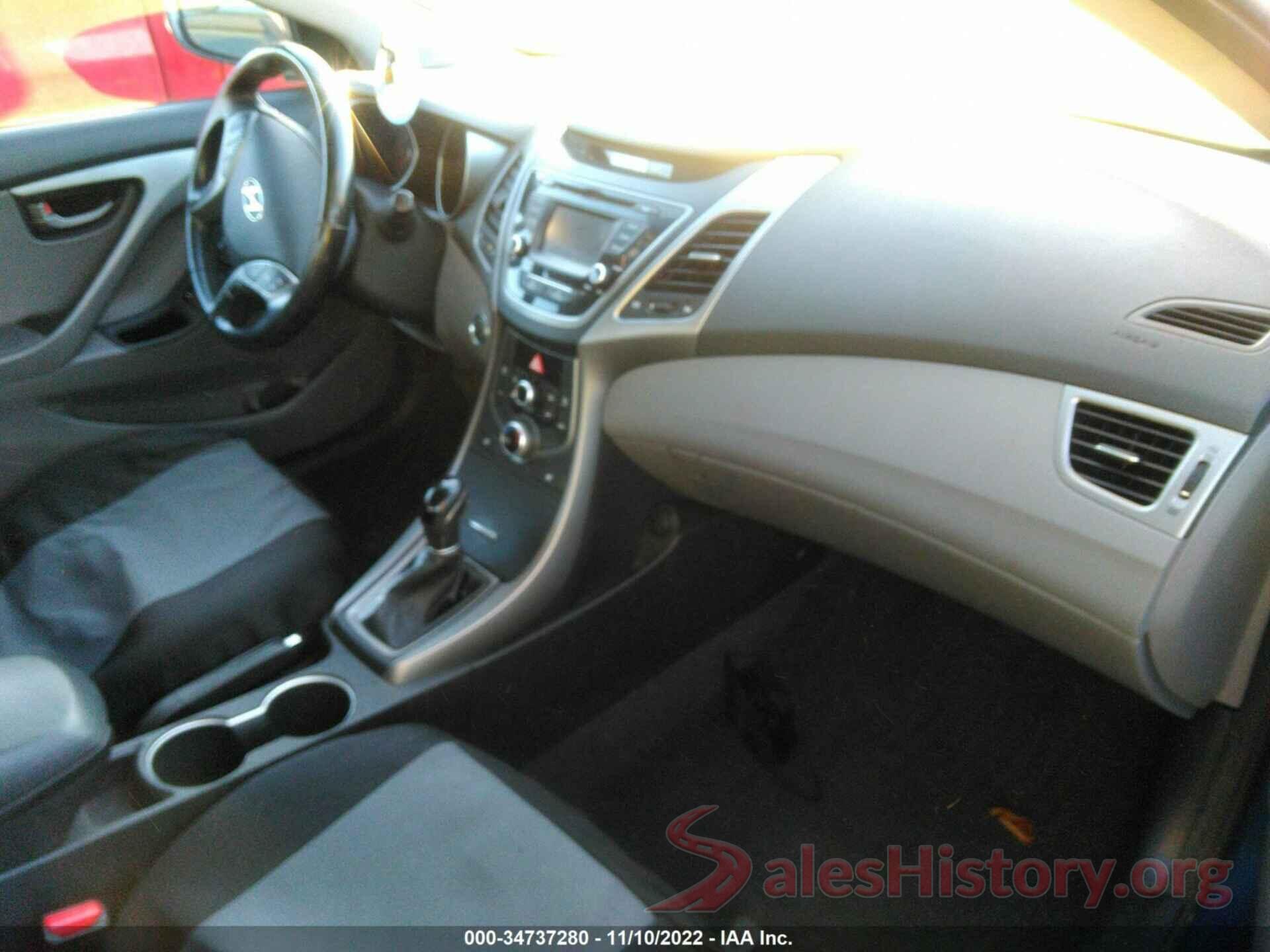 KMHDH4AH0EU149834 2014 HYUNDAI ELANTRA