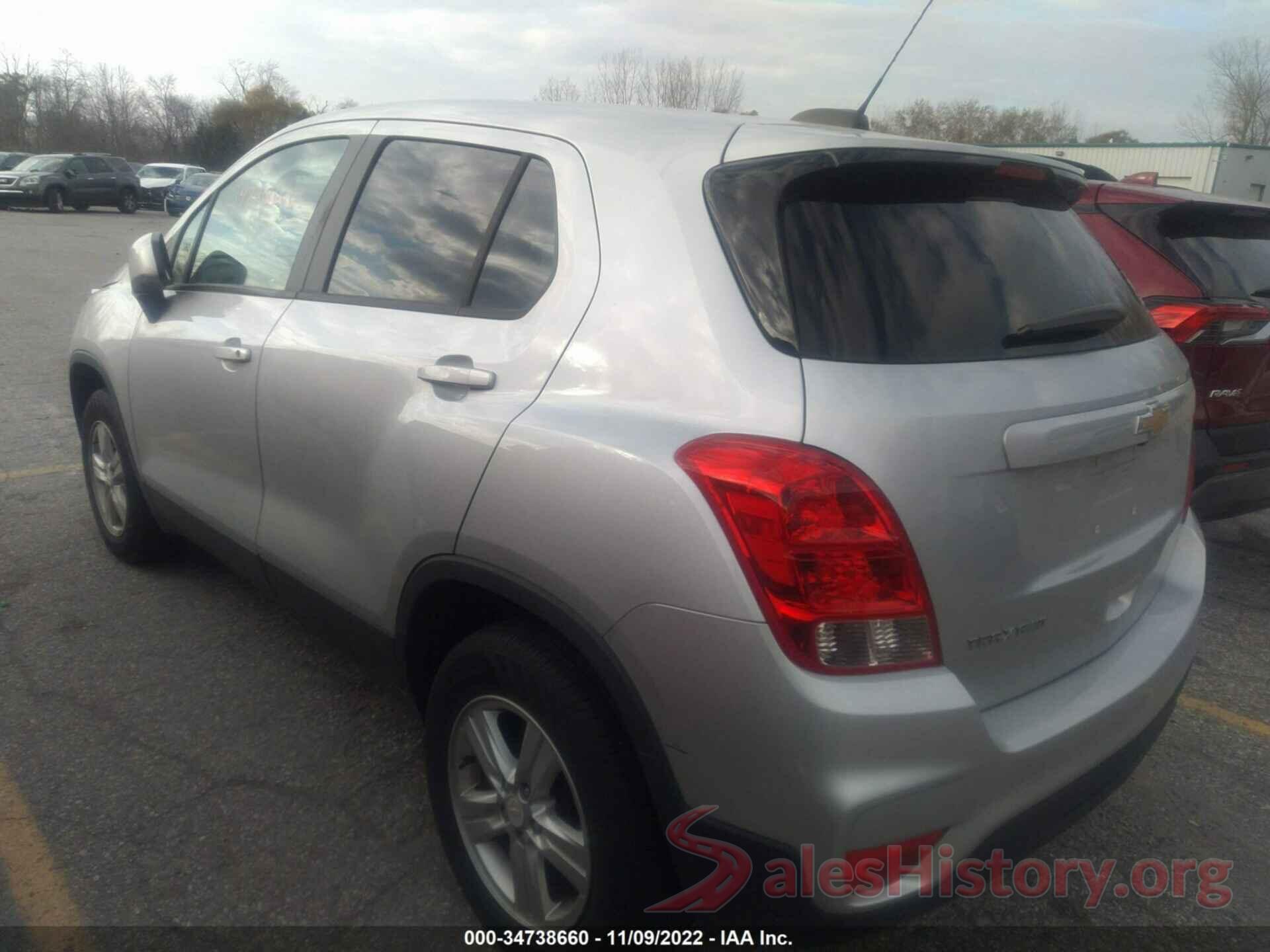 3GNCJNSB4LL136796 2020 CHEVROLET TRAX