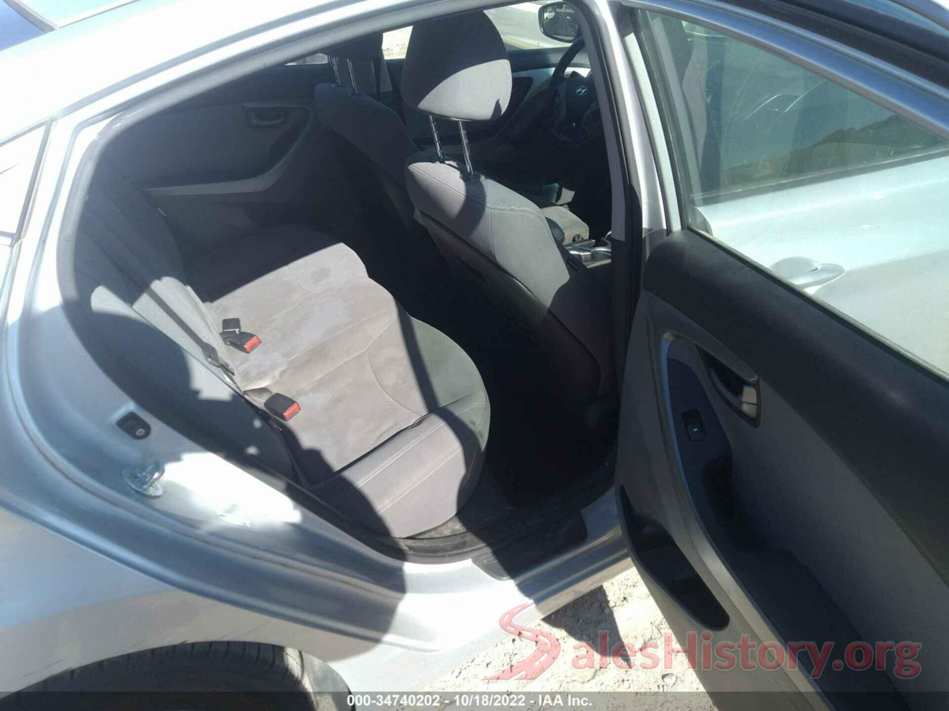 KMHDH4AE4EU186097 2014 HYUNDAI ELANTRA