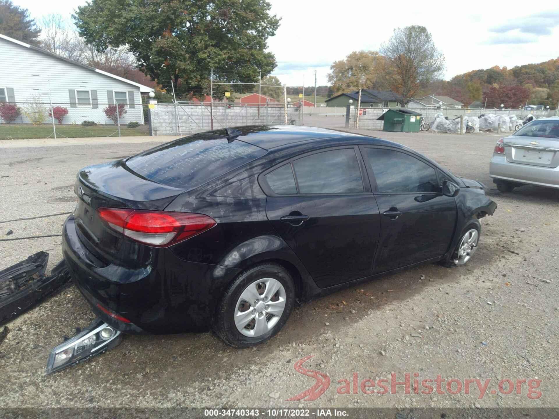 3KPFK4A75HE019377 2017 KIA FORTE