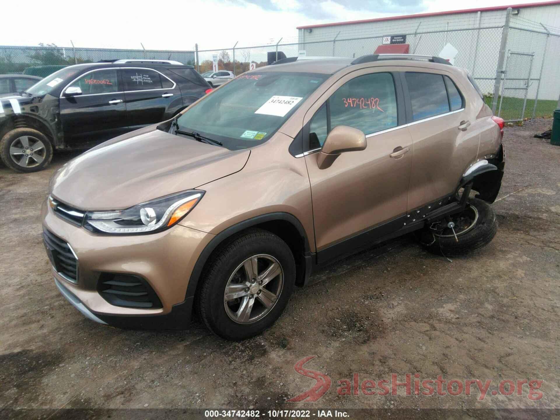 3GNCJLSB6JL351372 2018 CHEVROLET TRAX