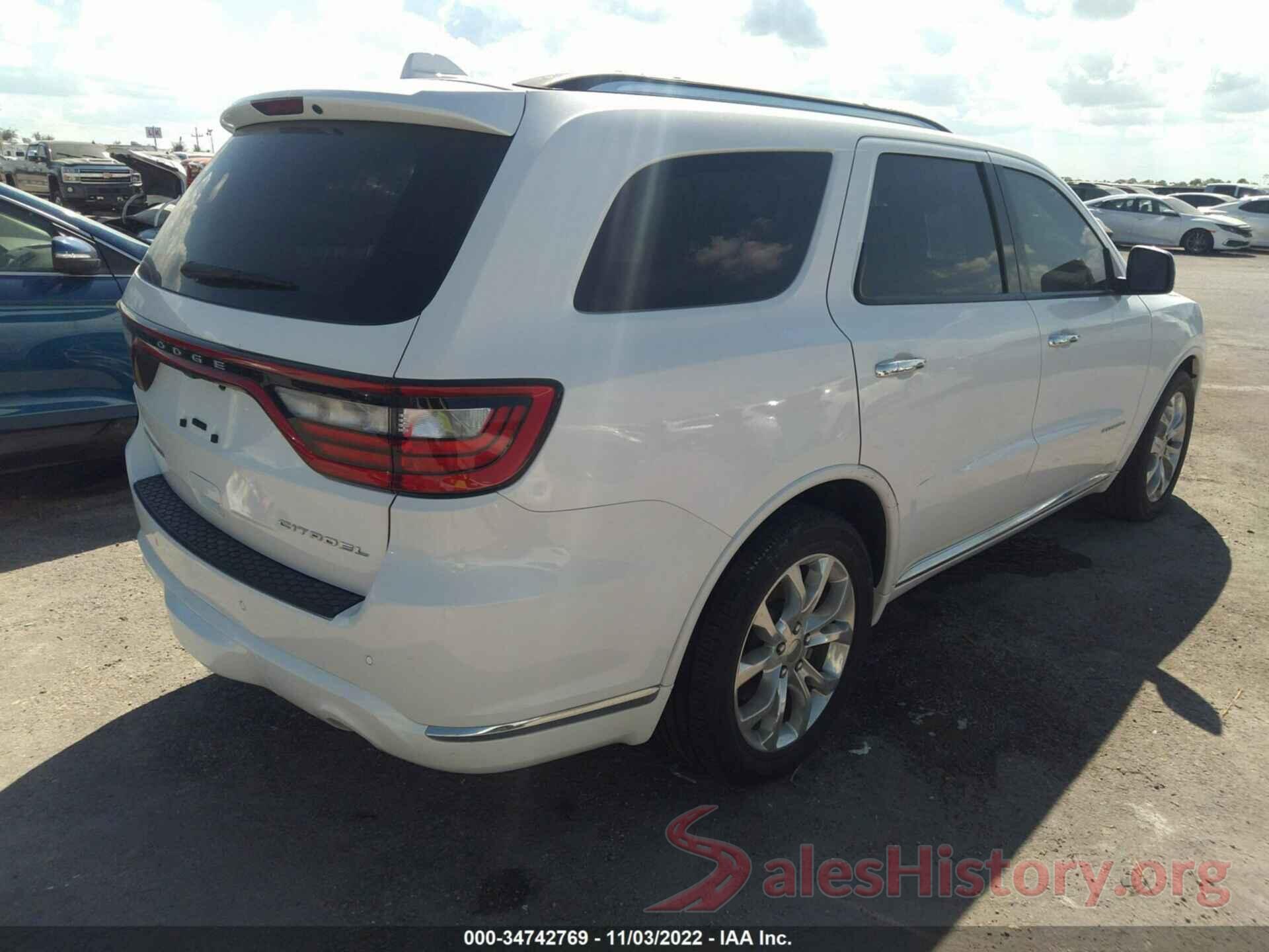 1C4RDHEG4JC290257 2018 DODGE DURANGO