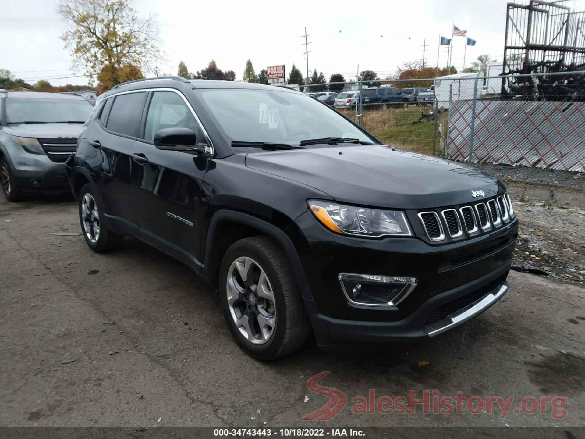 3C4NJDCB4LT160316 2020 JEEP COMPASS