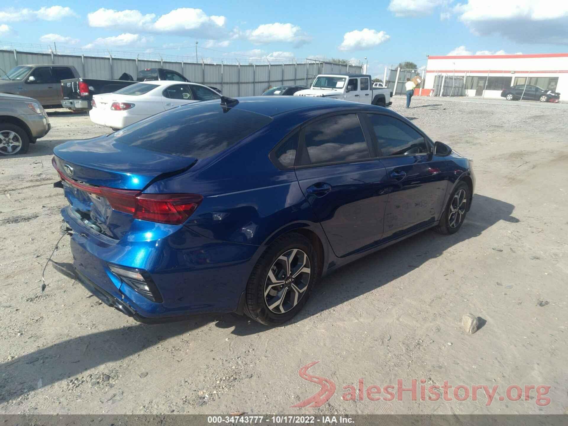 3KPF24AD8KE045534 2019 KIA FORTE