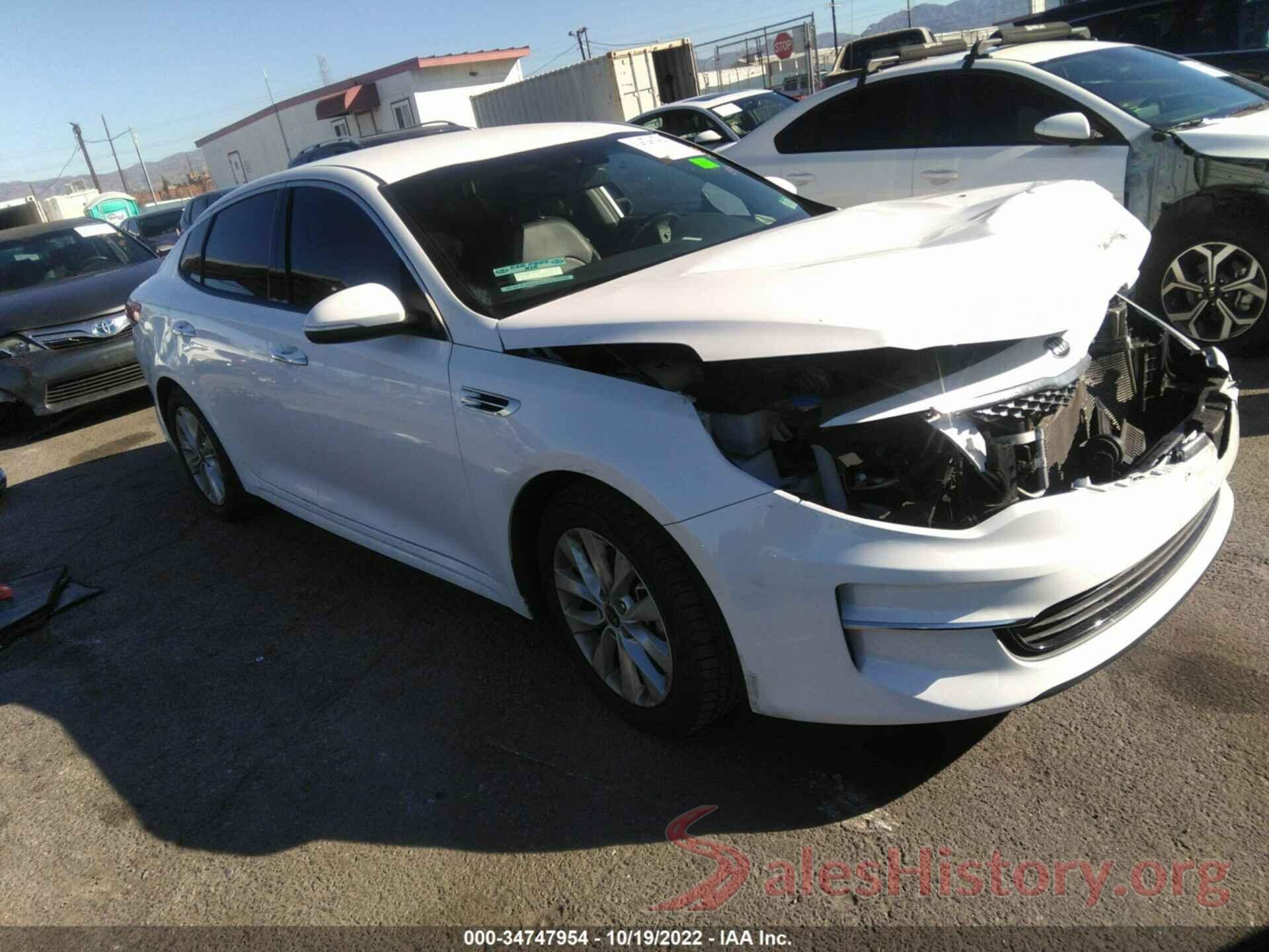 5XXGU4L36JG223854 2018 KIA OPTIMA