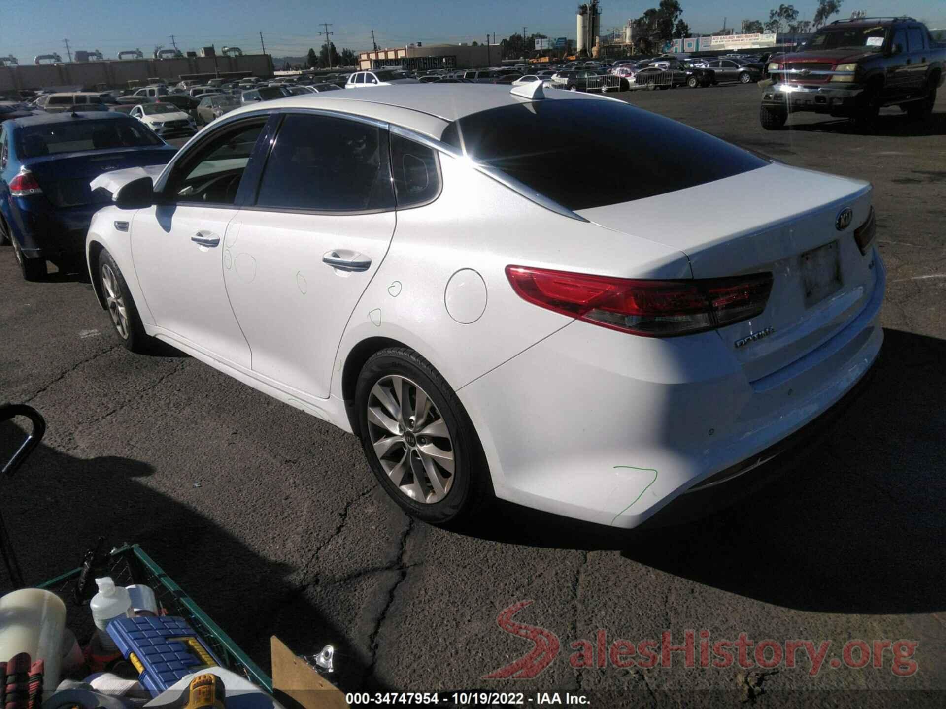 5XXGU4L36JG223854 2018 KIA OPTIMA