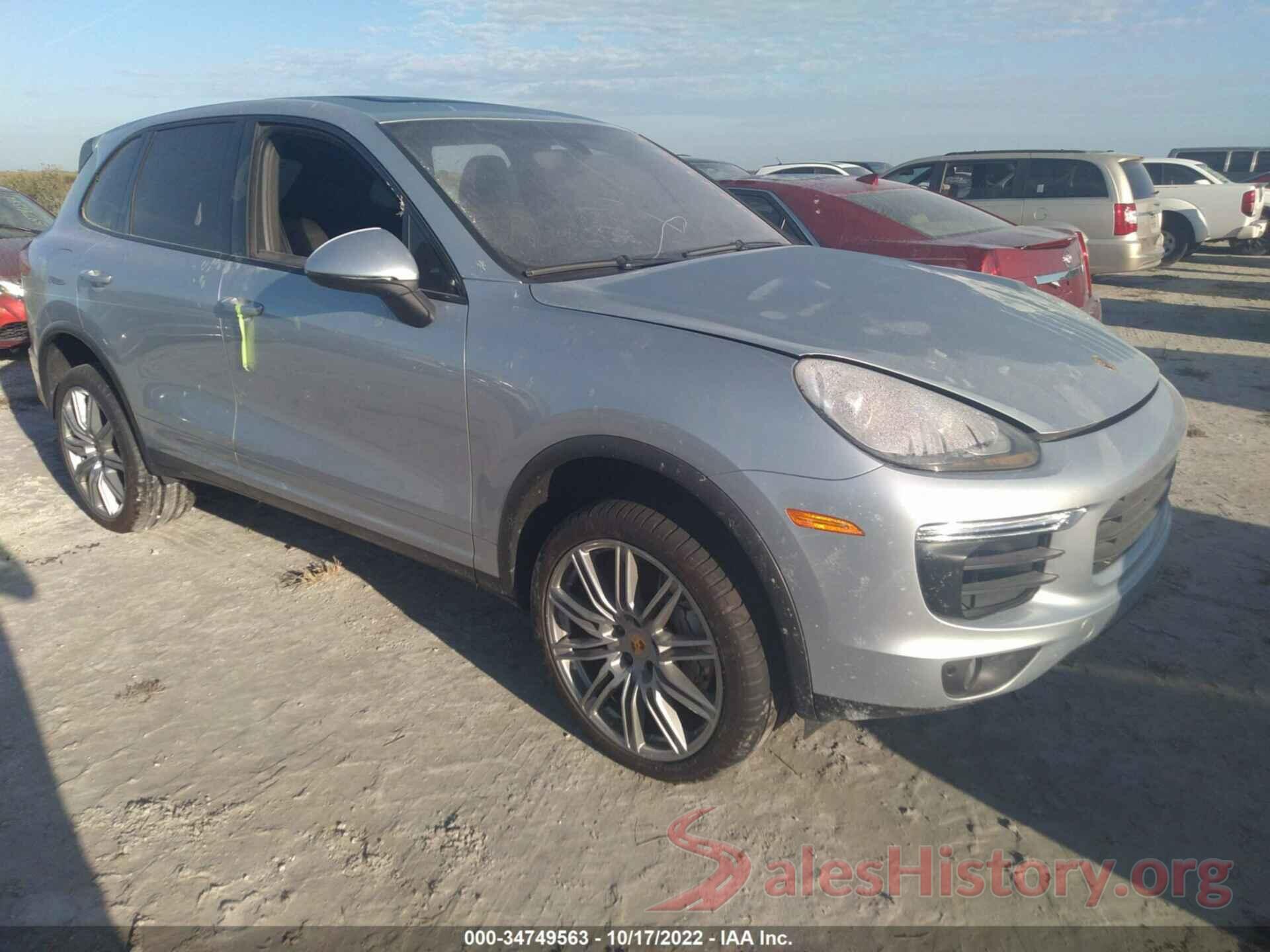 WP1AB2A22GLA92939 2016 PORSCHE CAYENNE