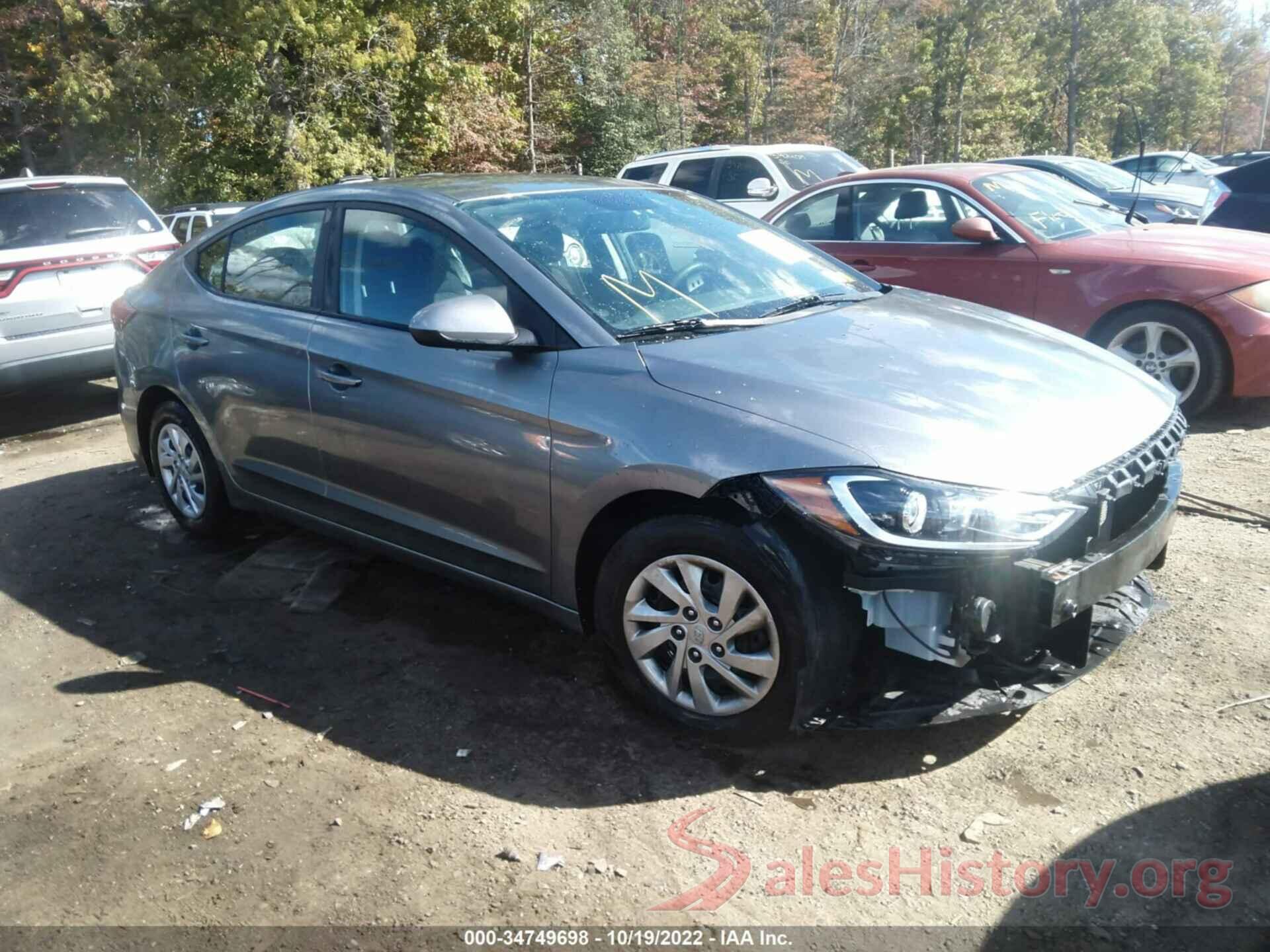 KMHD74LF9JU574736 2018 HYUNDAI ELANTRA