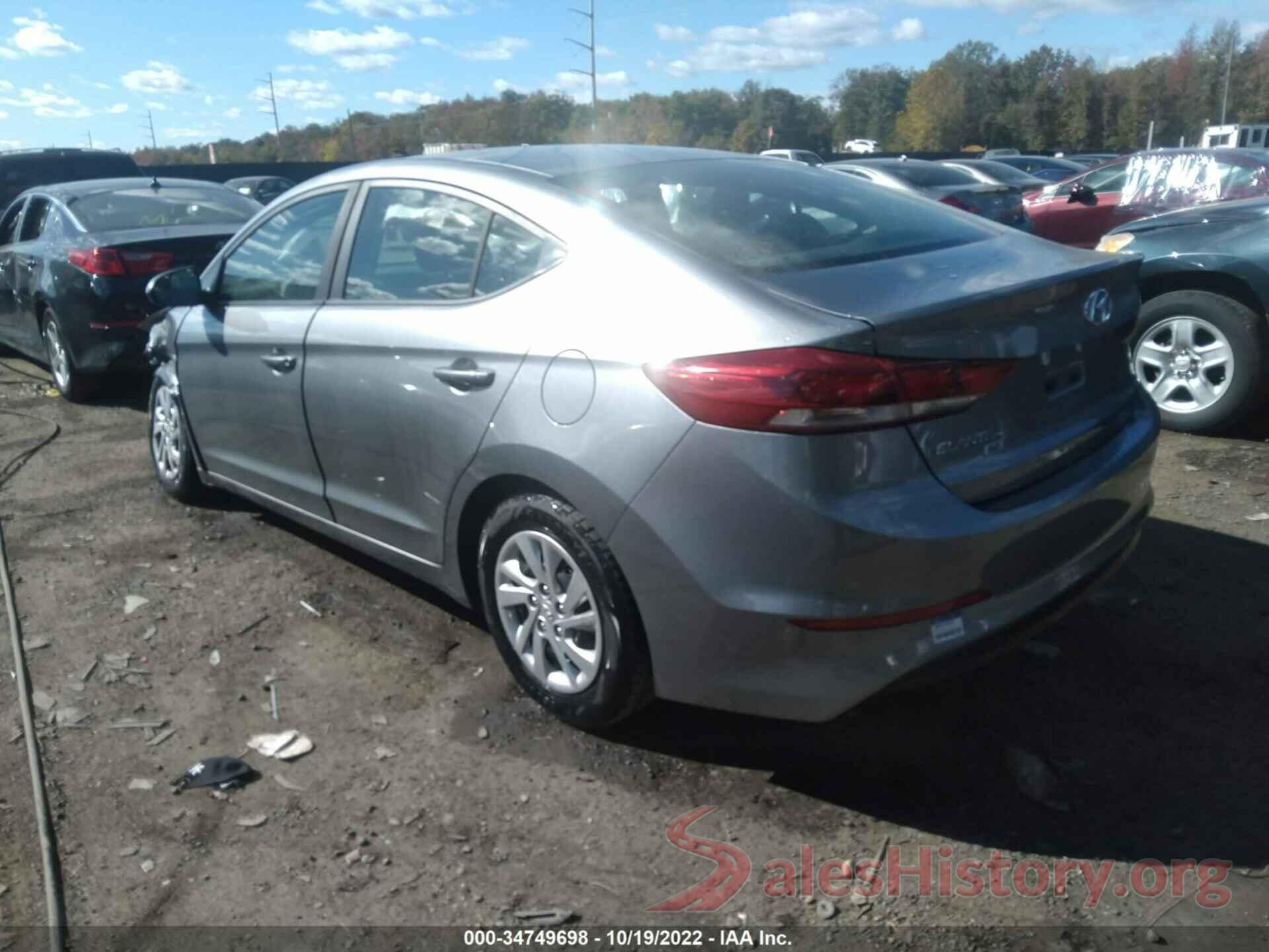 KMHD74LF9JU574736 2018 HYUNDAI ELANTRA