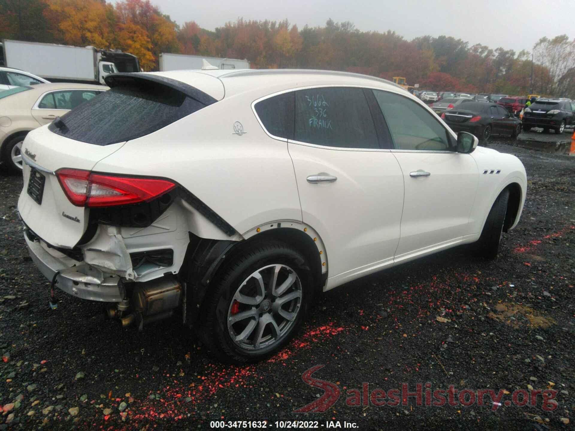 ZN661XUL7HX234481 2017 MASERATI LEVANTE