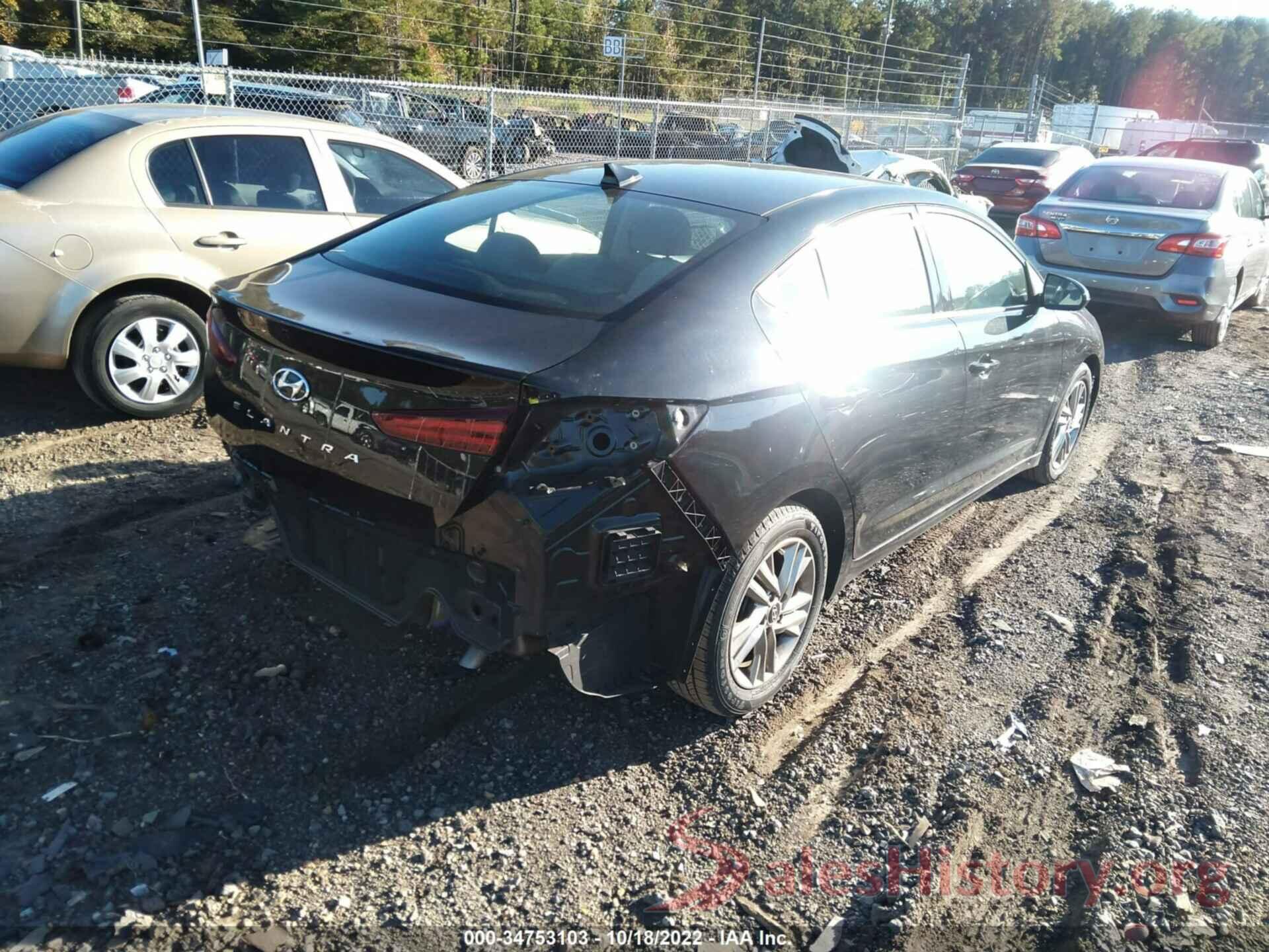 5NPD84LF3KH448594 2019 HYUNDAI ELANTRA