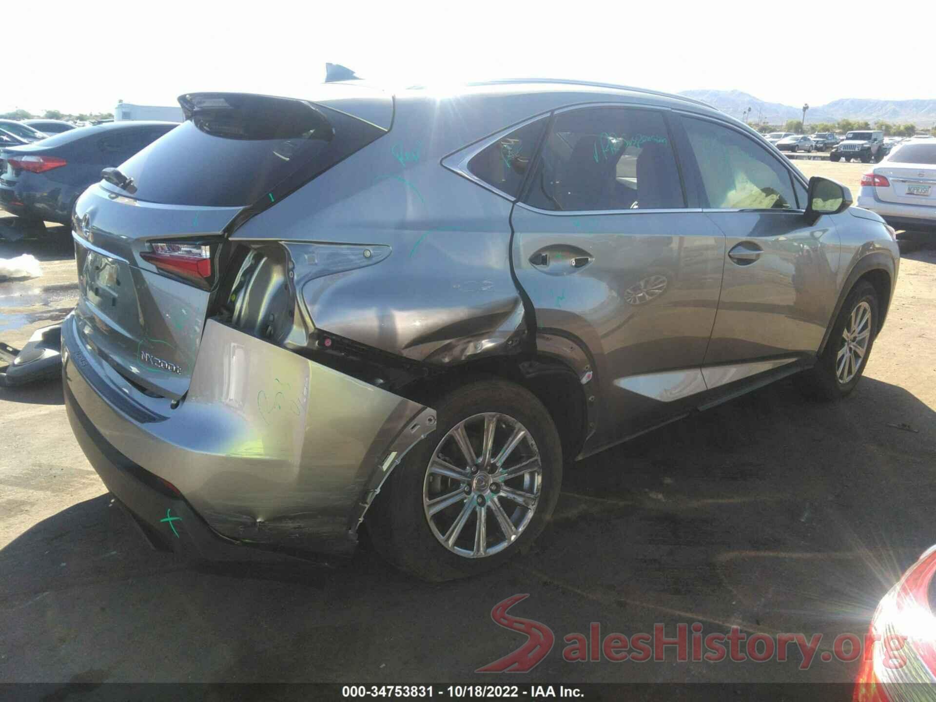 JTJYARBZ9H2066401 2017 LEXUS NX