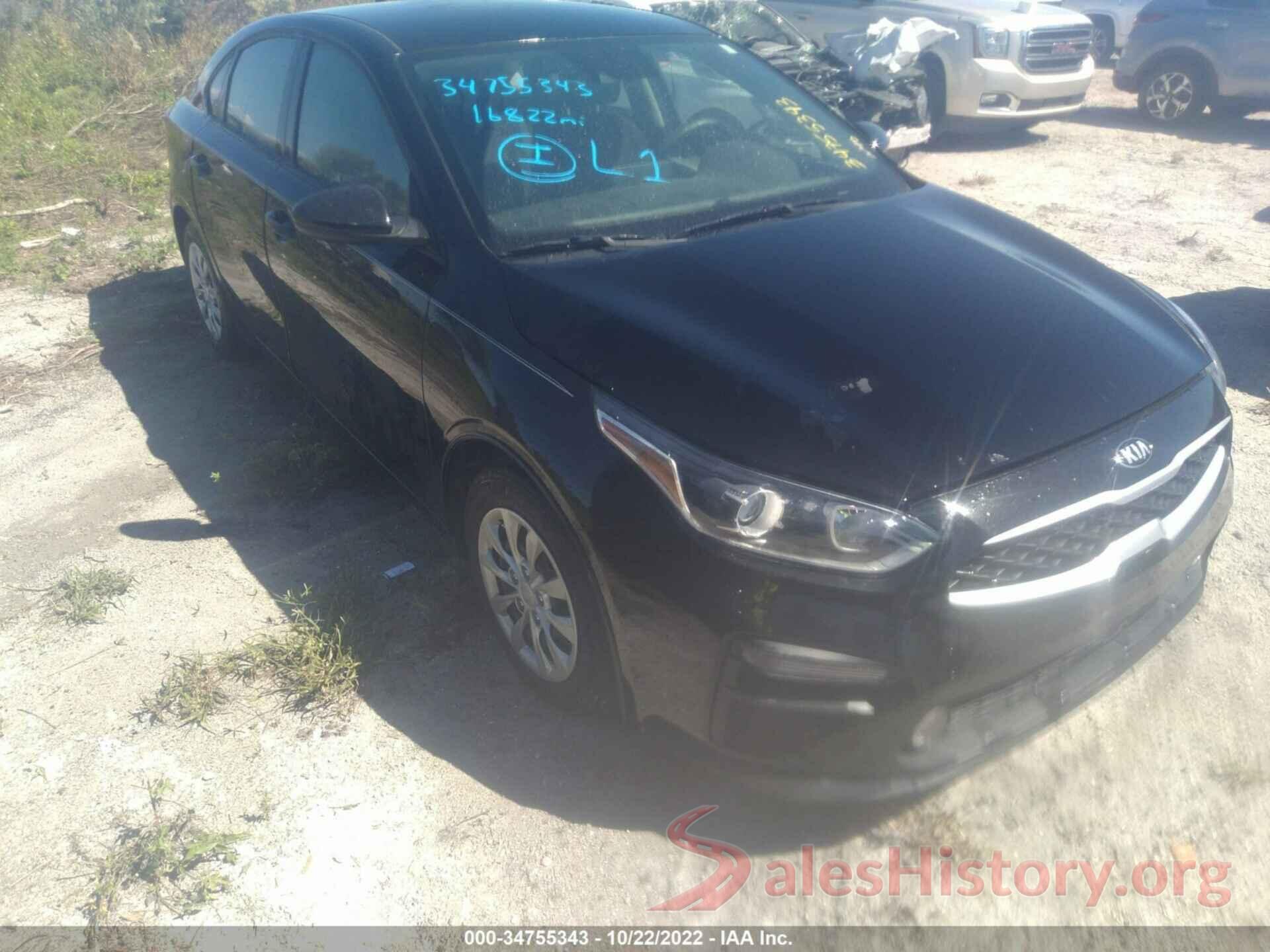 3KPF24AD7LE185365 2020 KIA FORTE