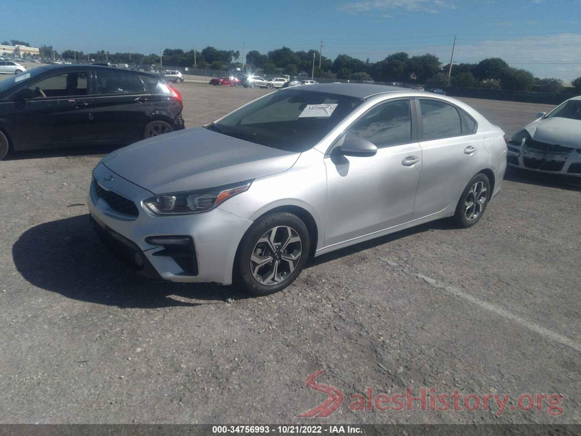 3KPF24AD7LE171367 2020 KIA FORTE