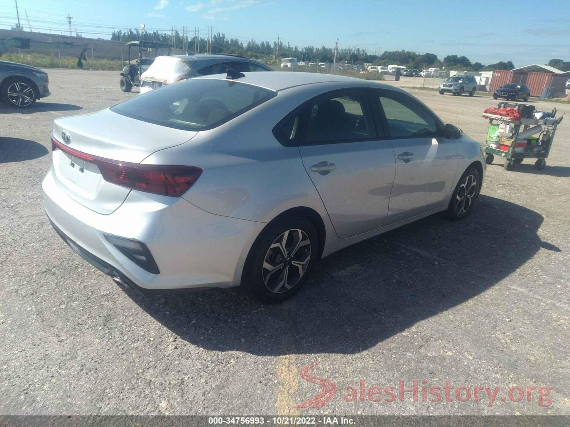 3KPF24AD7LE171367 2020 KIA FORTE