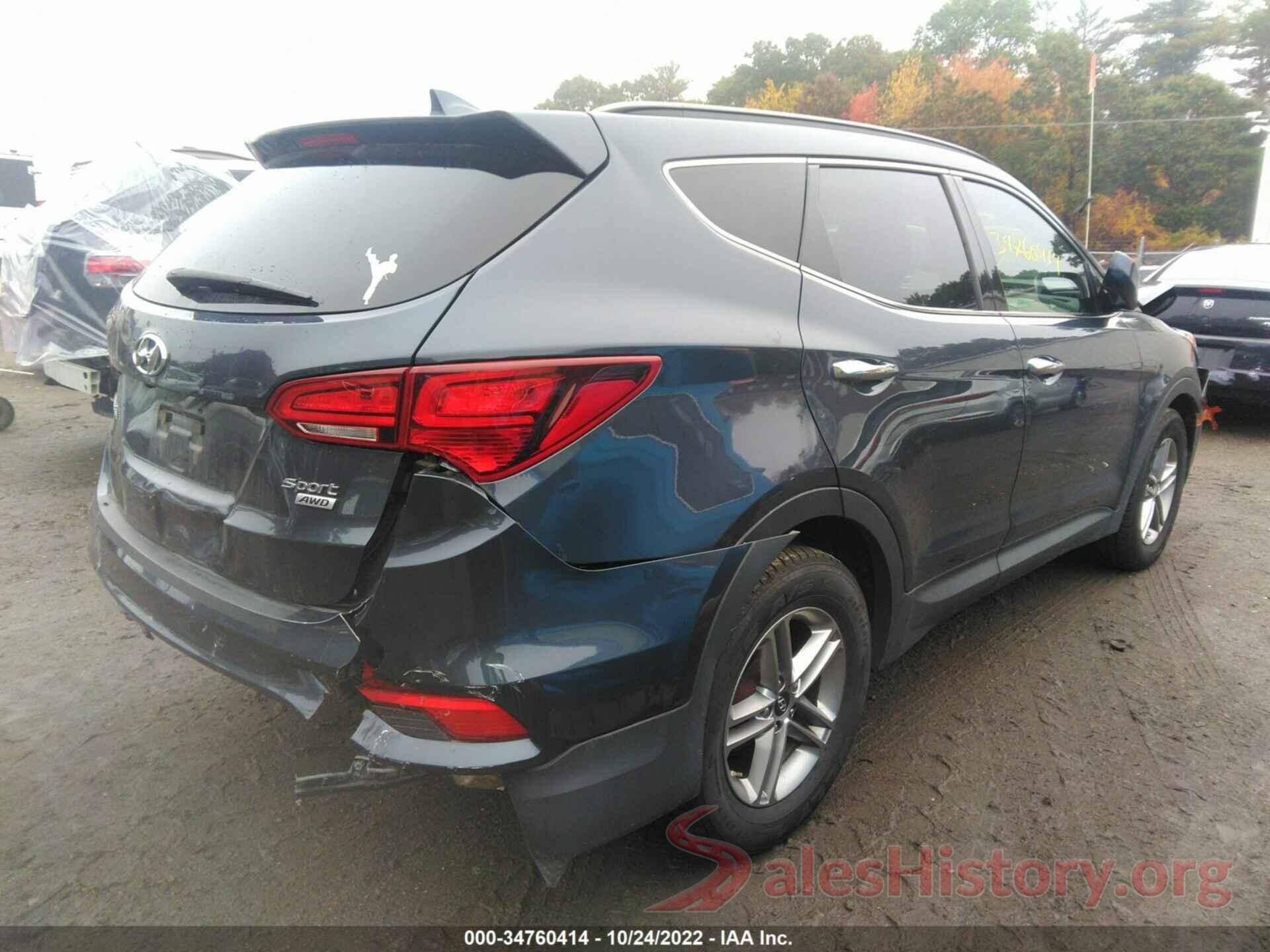 5NMZUDLBXHH029808 2017 HYUNDAI SANTA FE SPORT