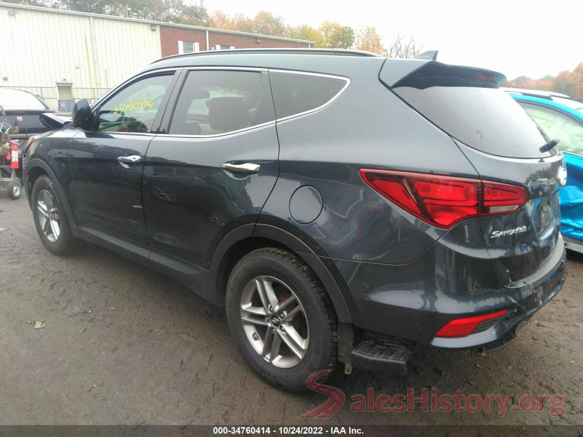 5NMZUDLBXHH029808 2017 HYUNDAI SANTA FE SPORT