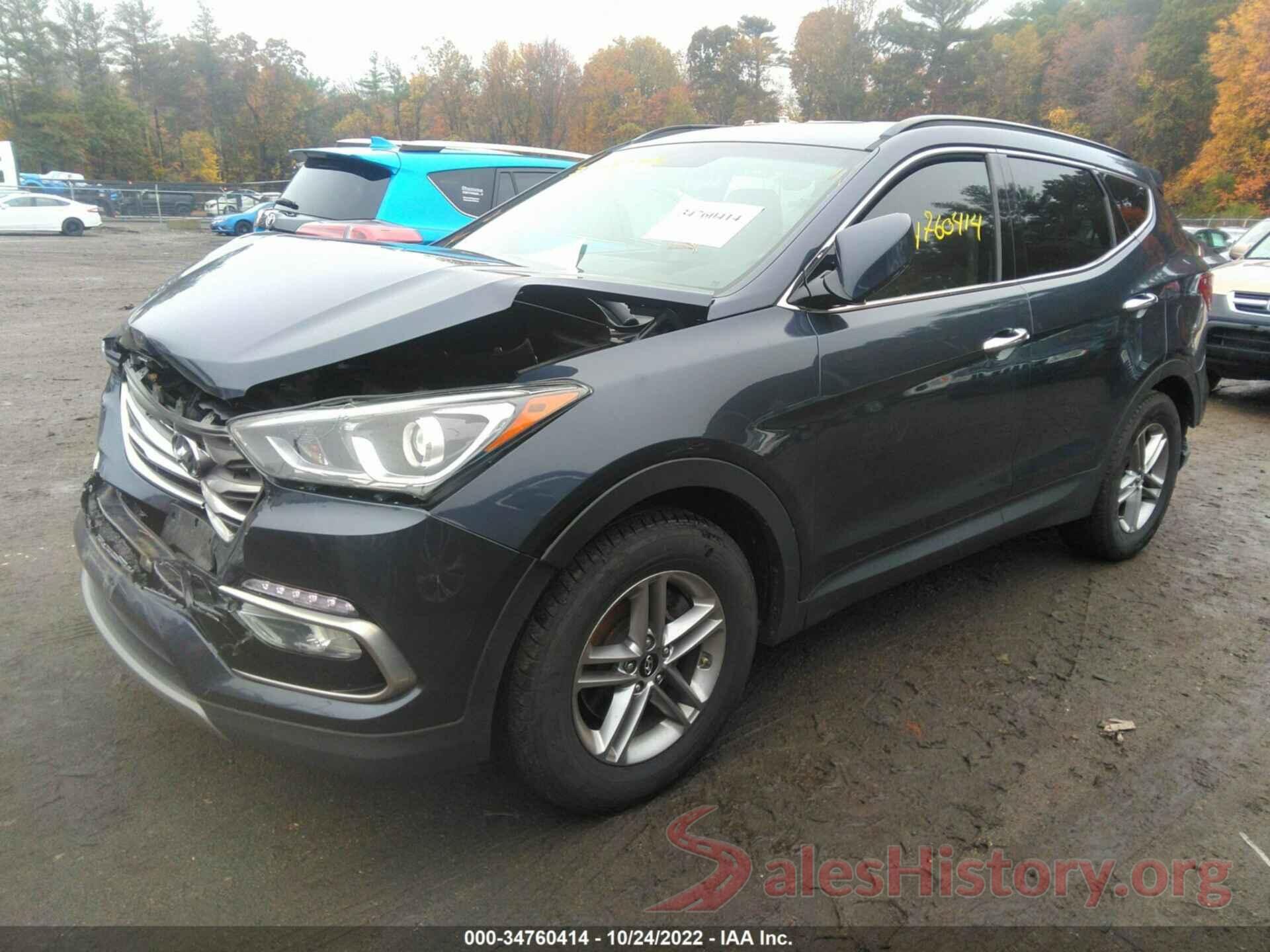 5NMZUDLBXHH029808 2017 HYUNDAI SANTA FE SPORT