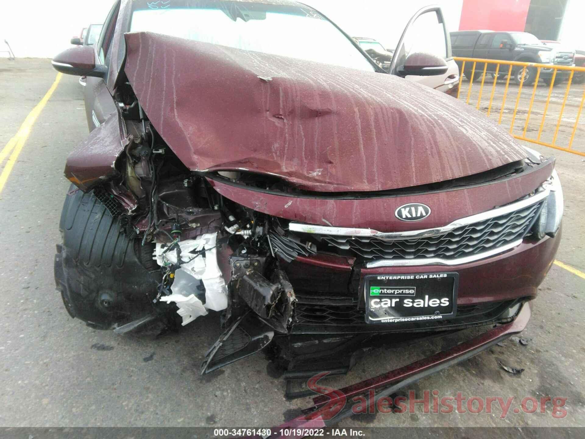 5XXGT4L31LG433414 2020 KIA OPTIMA