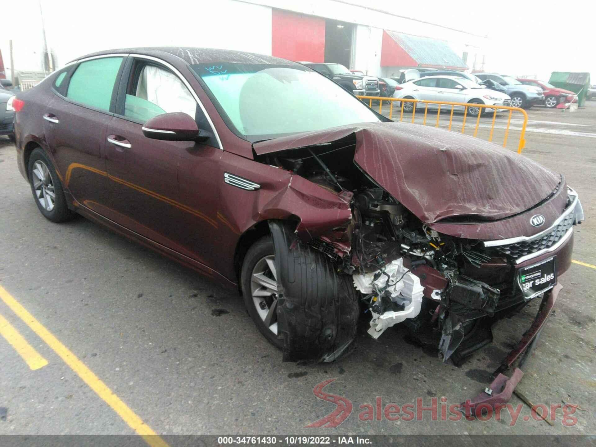 5XXGT4L31LG433414 2020 KIA OPTIMA