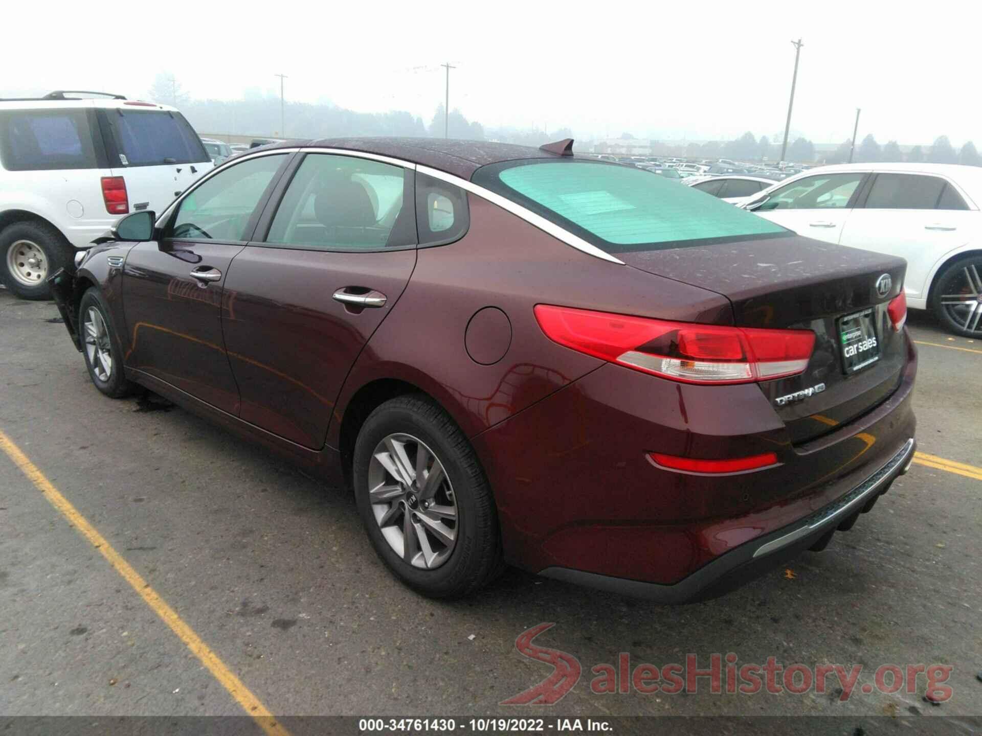 5XXGT4L31LG433414 2020 KIA OPTIMA