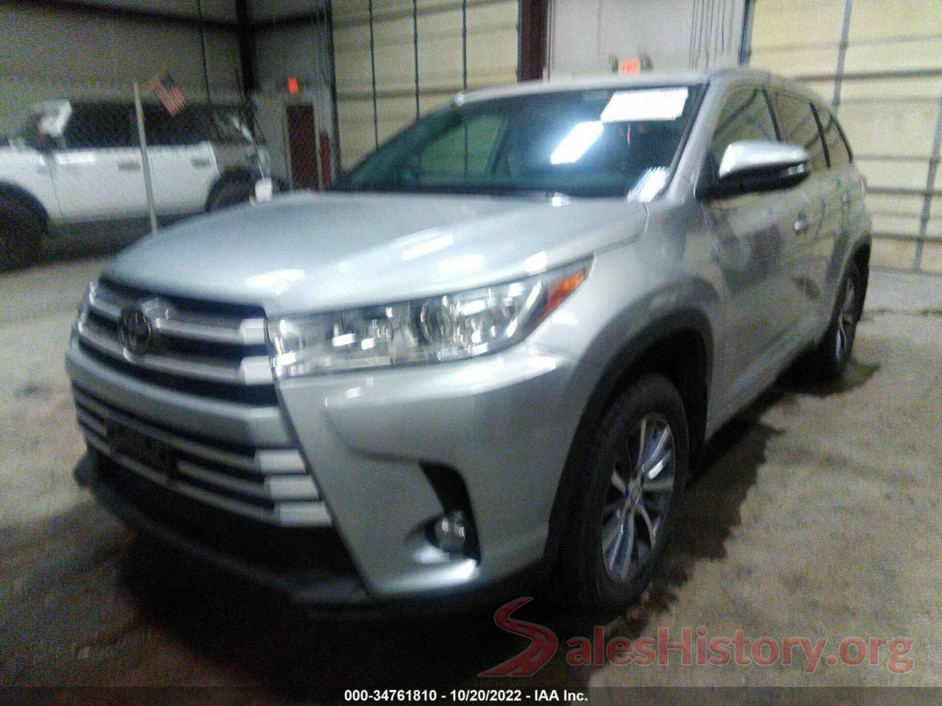 5TDJZRFHXJS875242 2018 TOYOTA HIGHLANDER