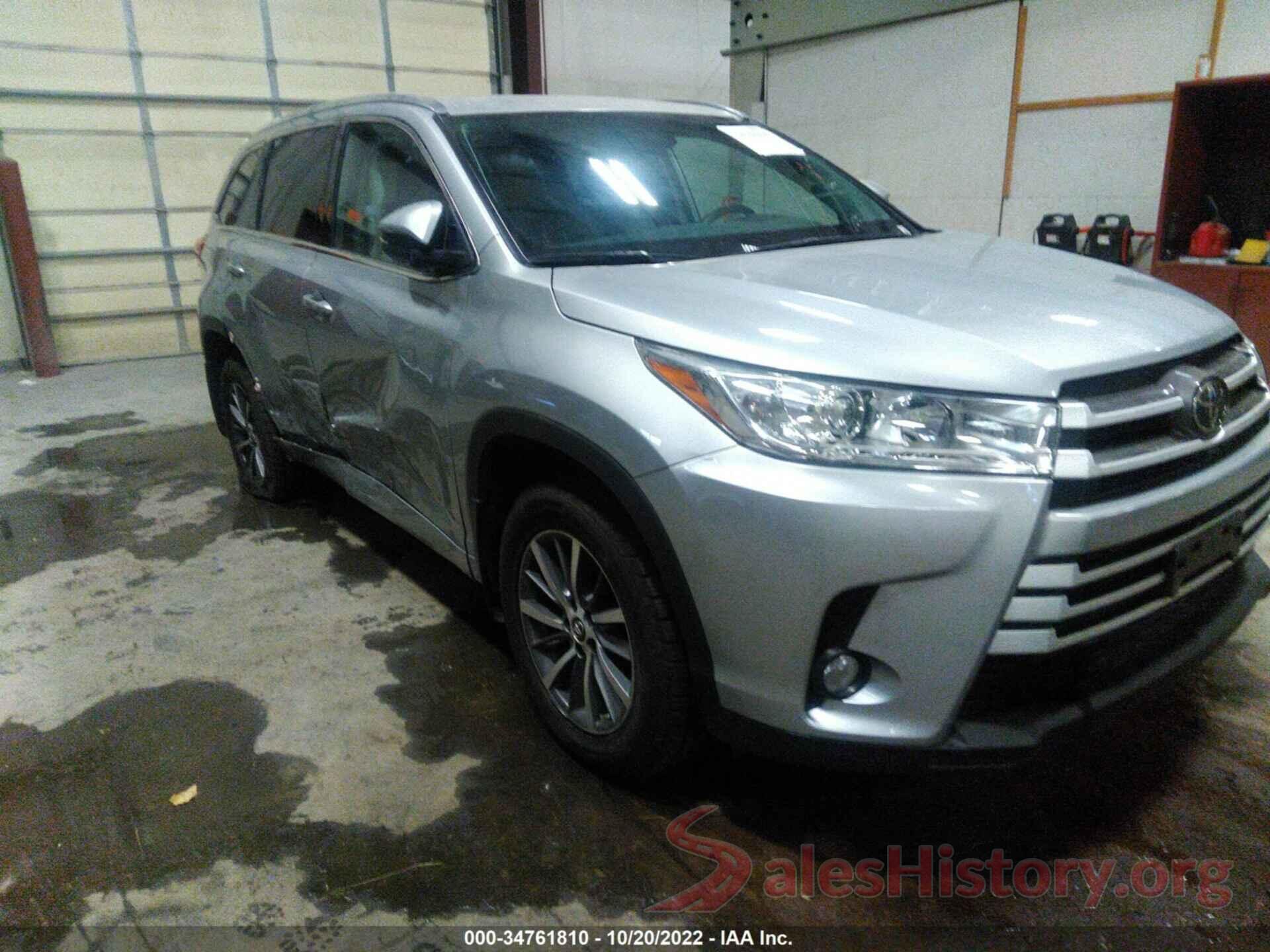 5TDJZRFHXJS875242 2018 TOYOTA HIGHLANDER