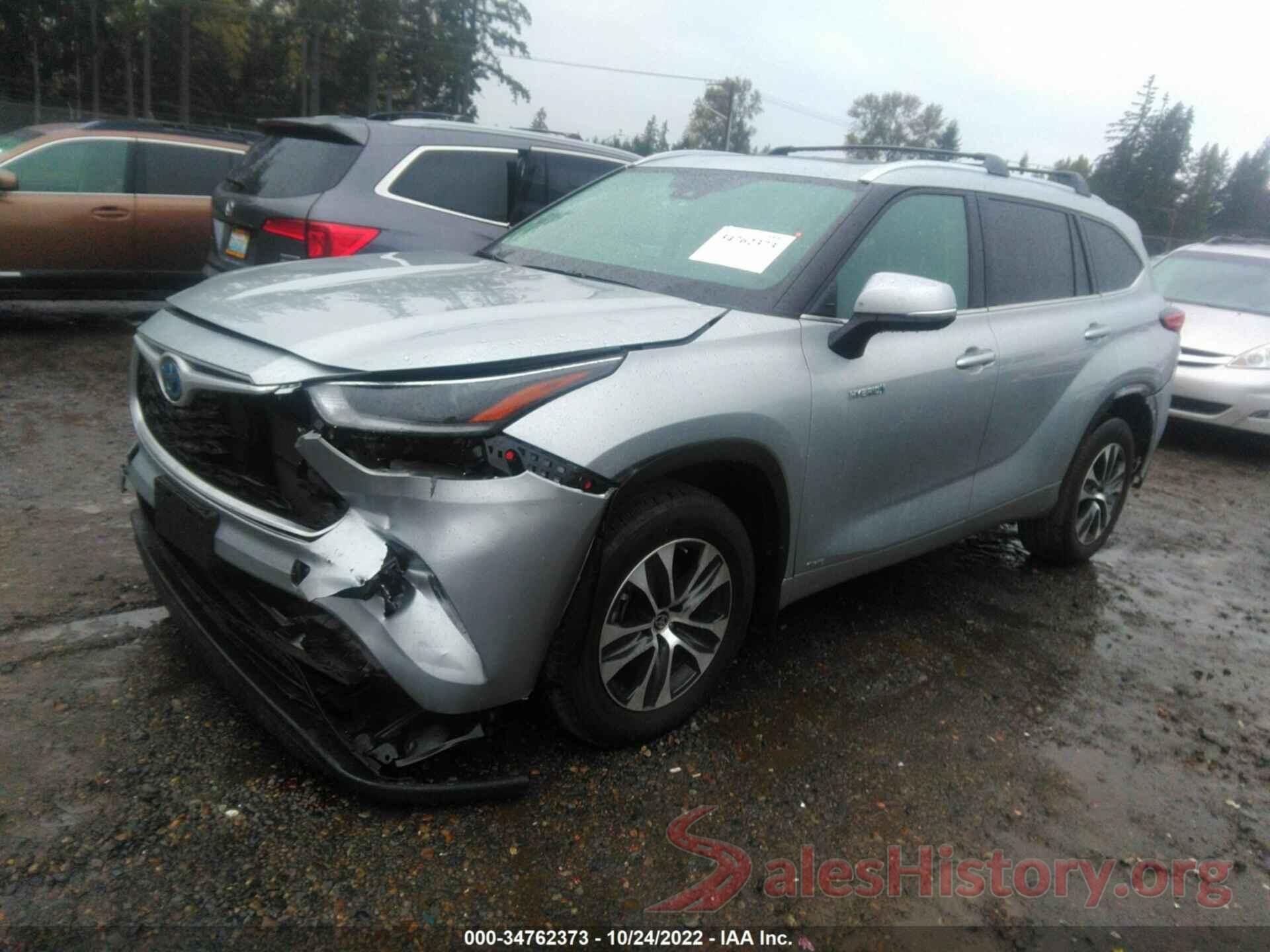 5TDGBRCH1MS532942 2021 TOYOTA HIGHLANDER