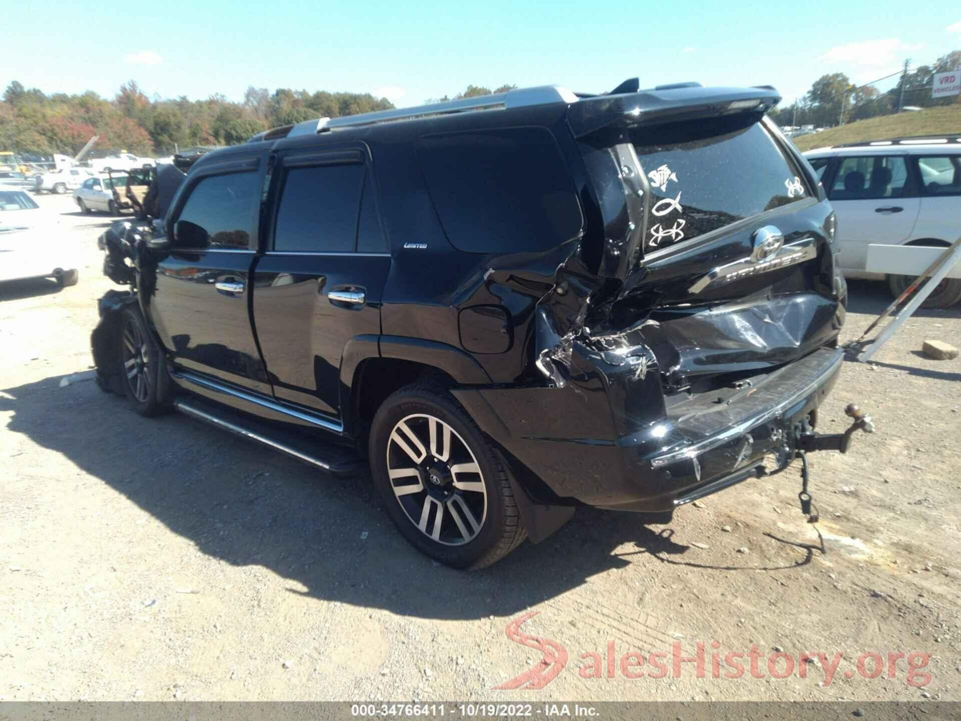 JTEBU5JR4H5407725 2017 TOYOTA 4RUNNER