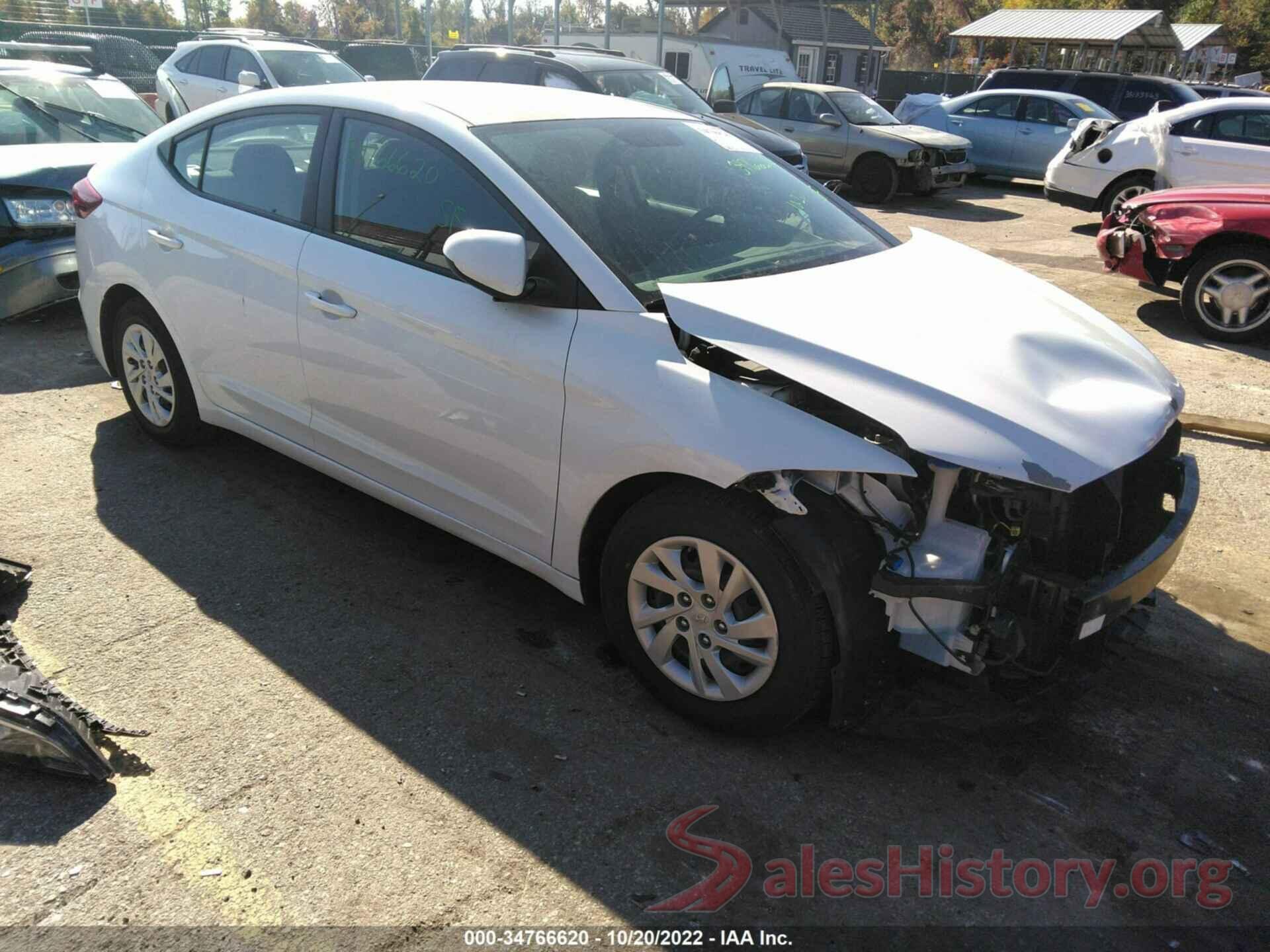 5NPD74LF0JH275893 2018 HYUNDAI ELANTRA