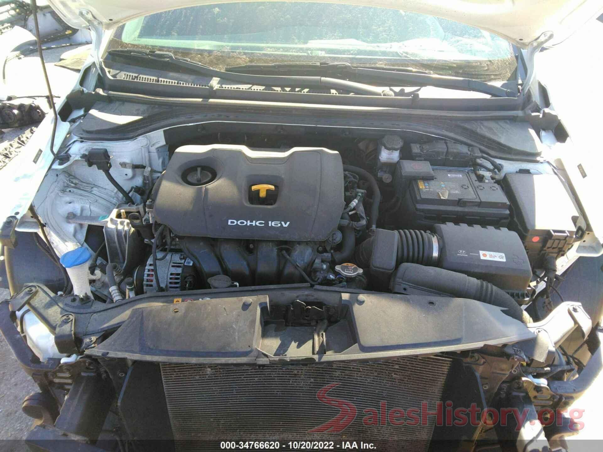 5NPD74LF0JH275893 2018 HYUNDAI ELANTRA