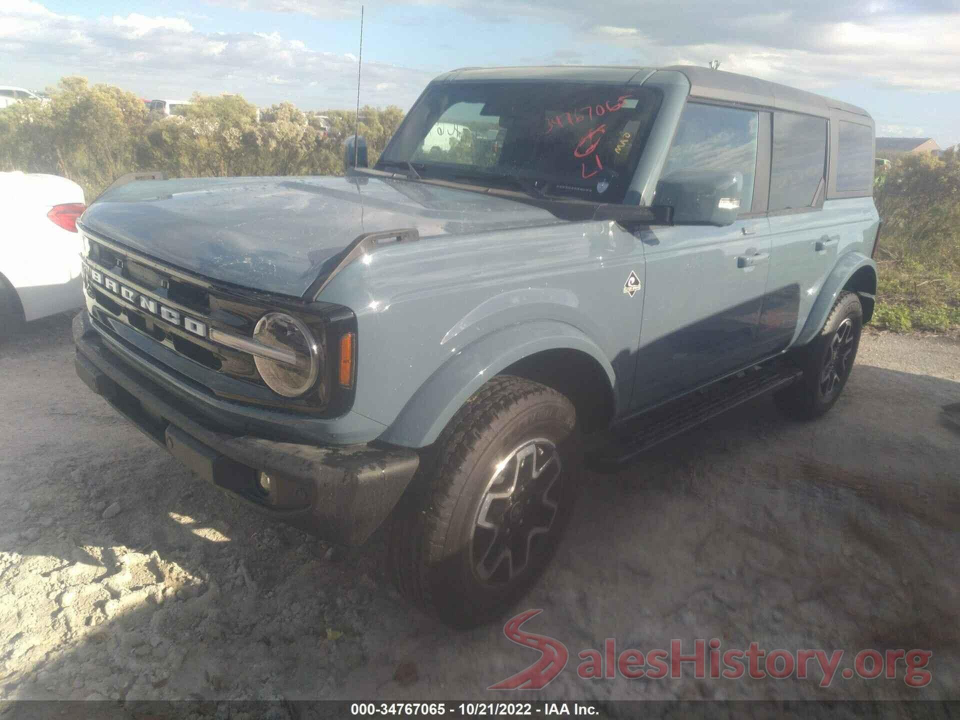 1FMDE5BH0NLB48833 2022 FORD BRONCO