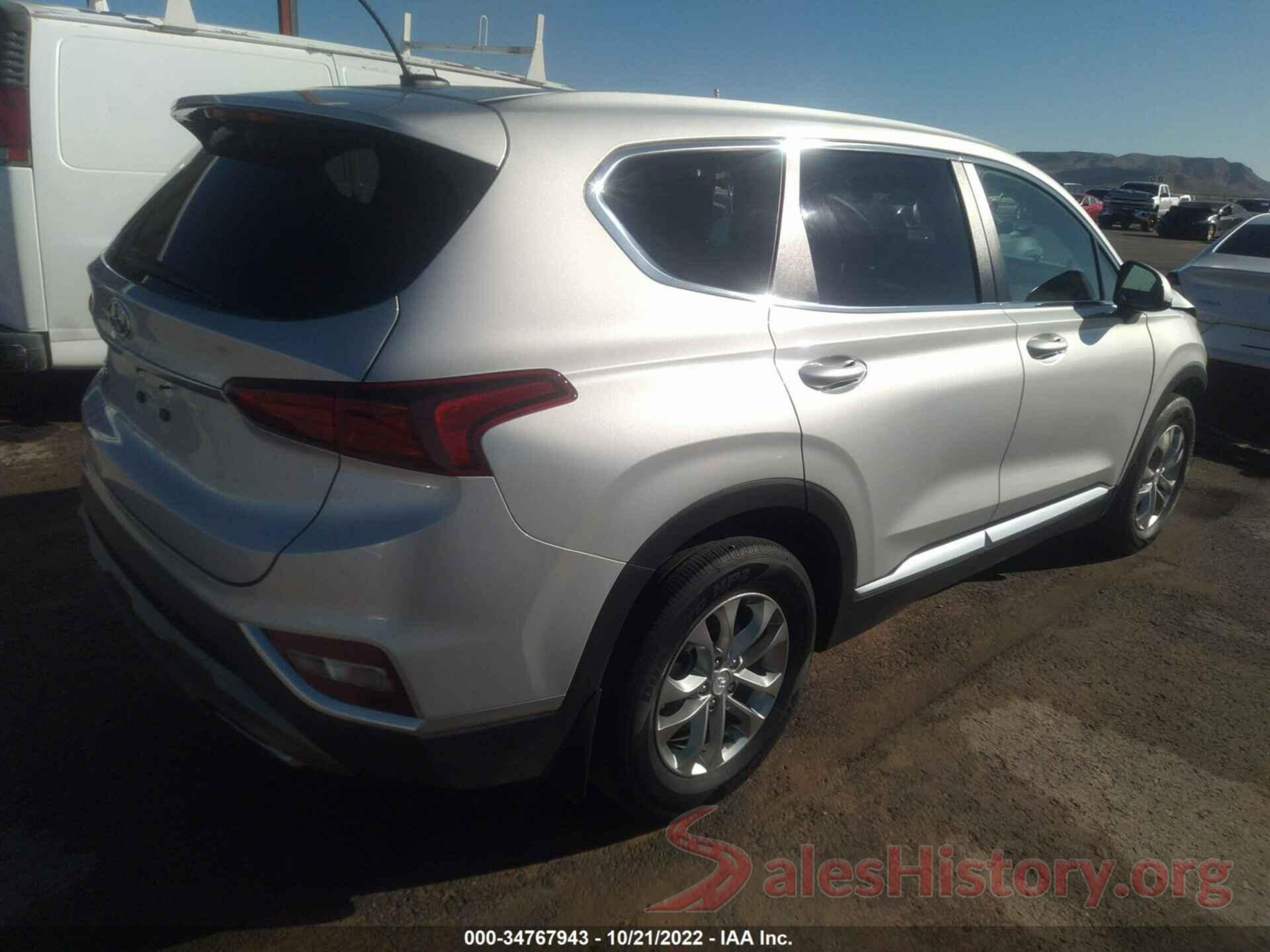 5NMS23AD4KH116231 2019 HYUNDAI SANTA FE