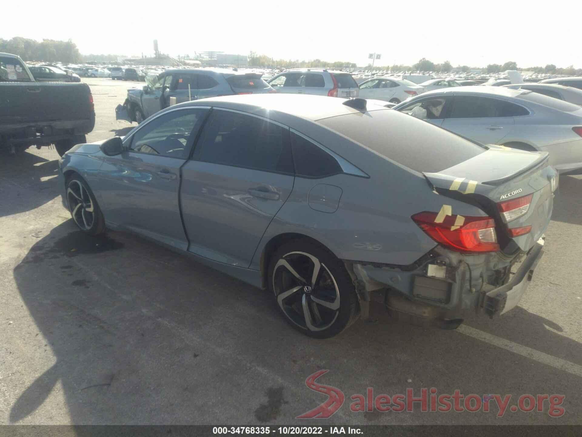 1HGCV2F31MA023865 2021 HONDA ACCORD SEDAN