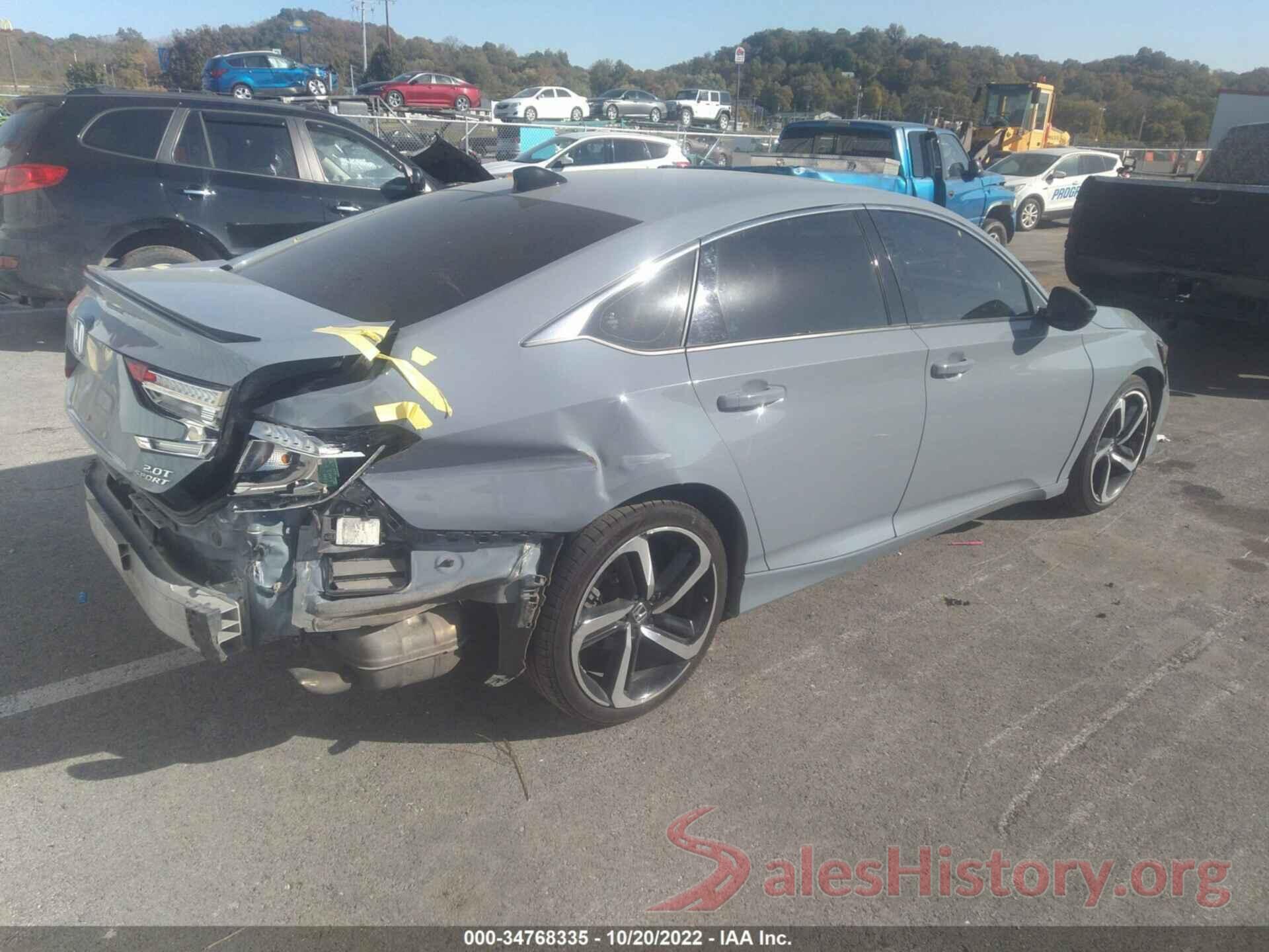 1HGCV2F31MA023865 2021 HONDA ACCORD SEDAN