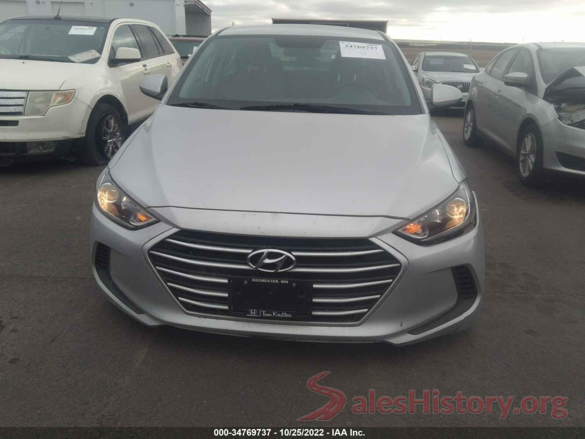 5NPD84LFXJH313580 2018 HYUNDAI ELANTRA