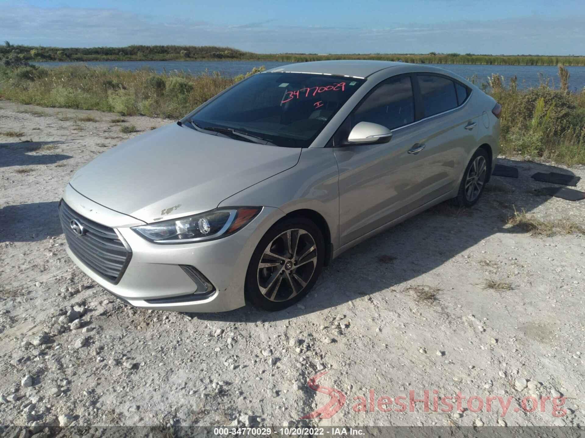 5NPD84LF9HH179347 2017 HYUNDAI ELANTRA