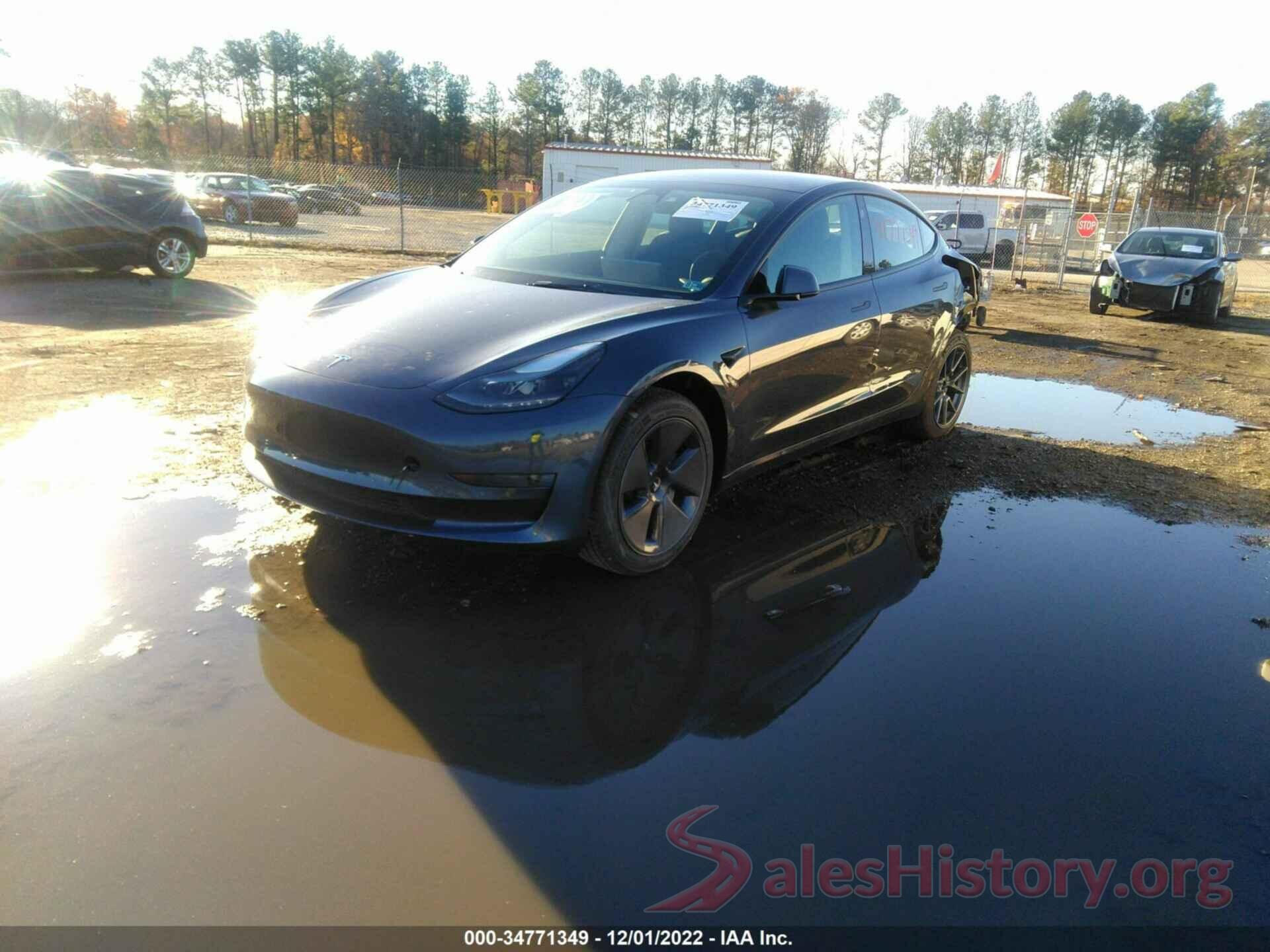 5YJ3E1EA0NF331868 2022 TESLA MODEL 3