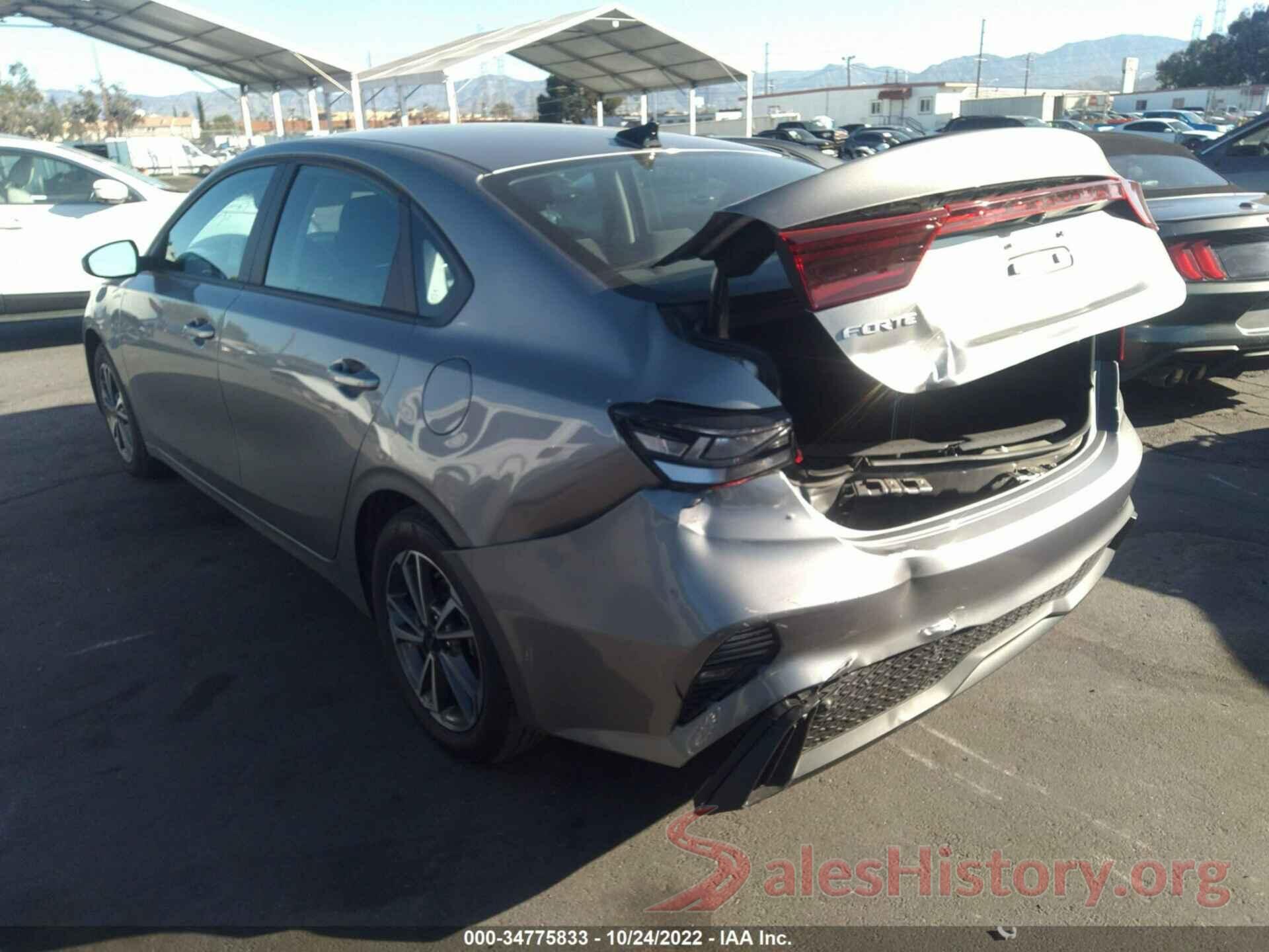 3KPF24AD6NE469217 2022 KIA FORTE